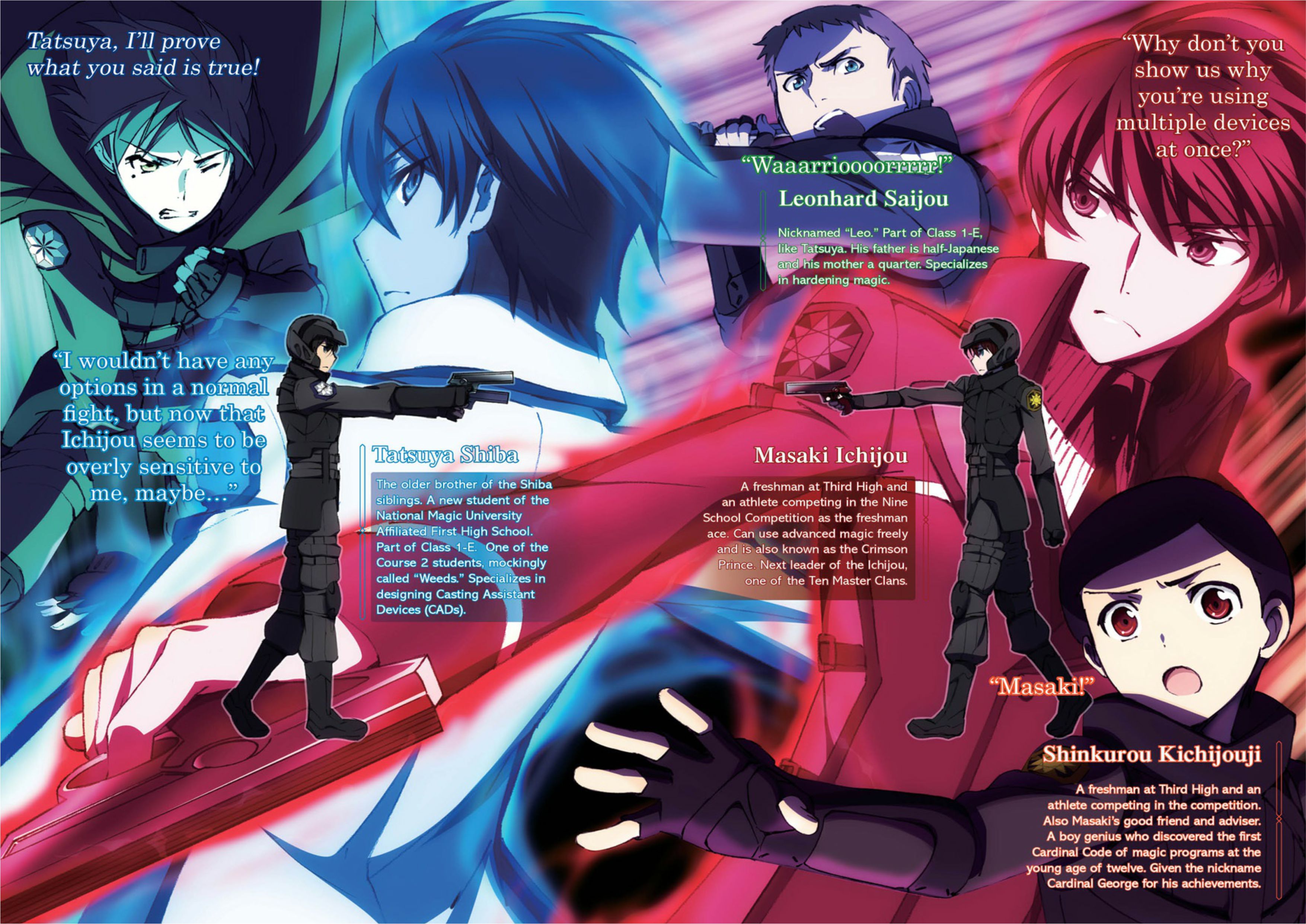 Mahouka Koukou No Rettousei V4 Illustration - Megumi Novel