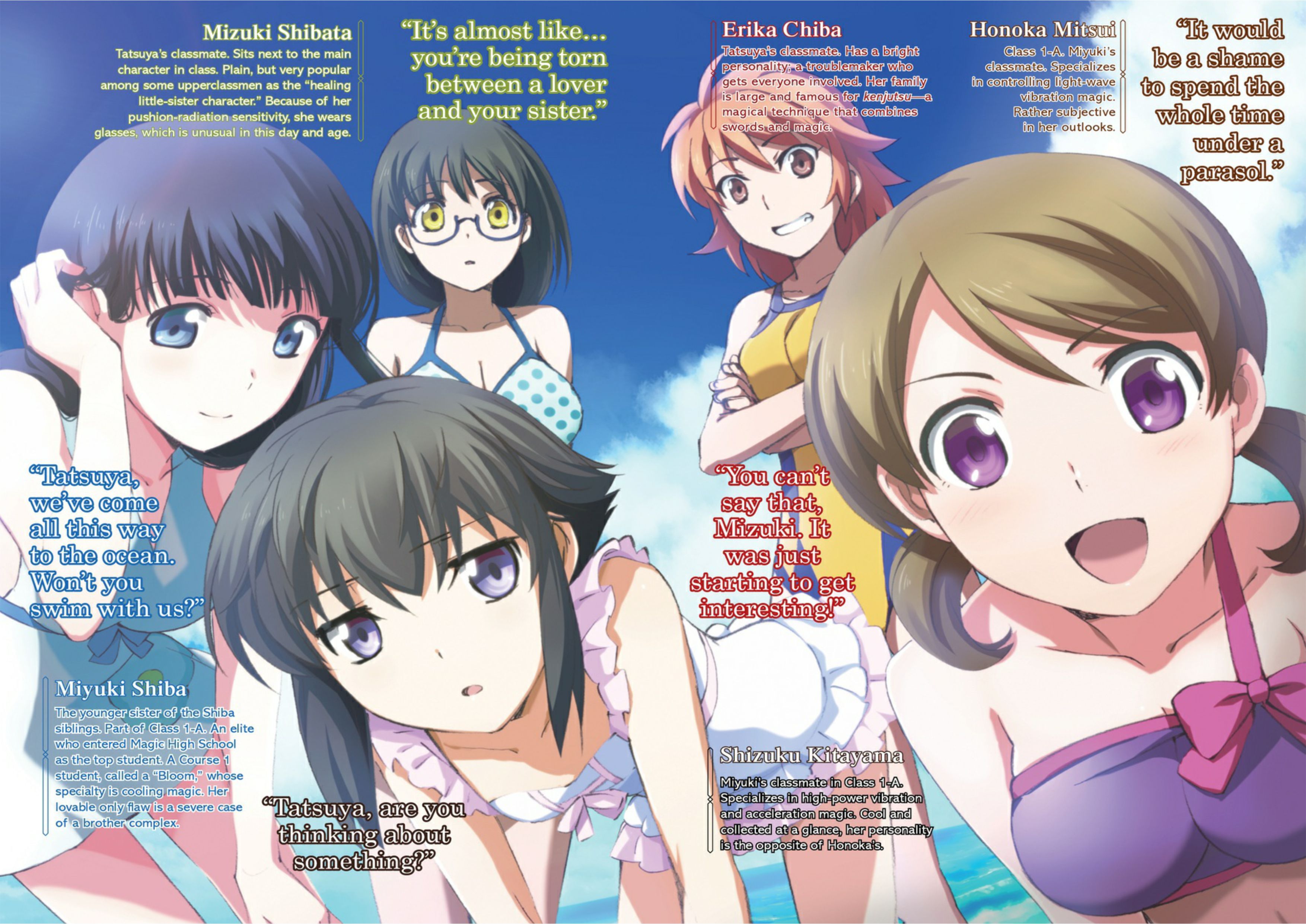Mahouka Koukou No Rettousei V5 Illustration - Megumi Novel