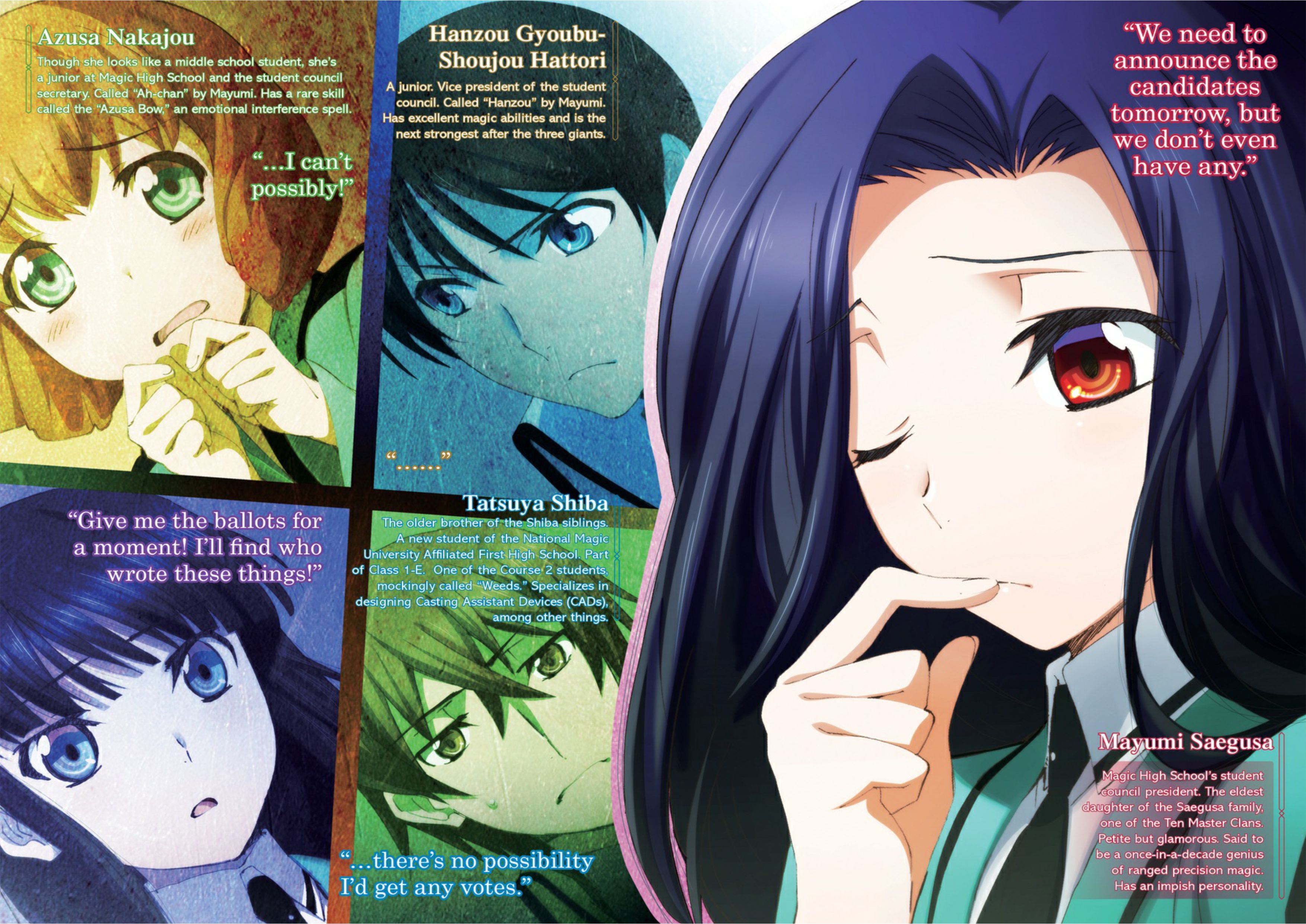 Mahouka Koukou No Rettousei V5 Illustration - Megumi Novel