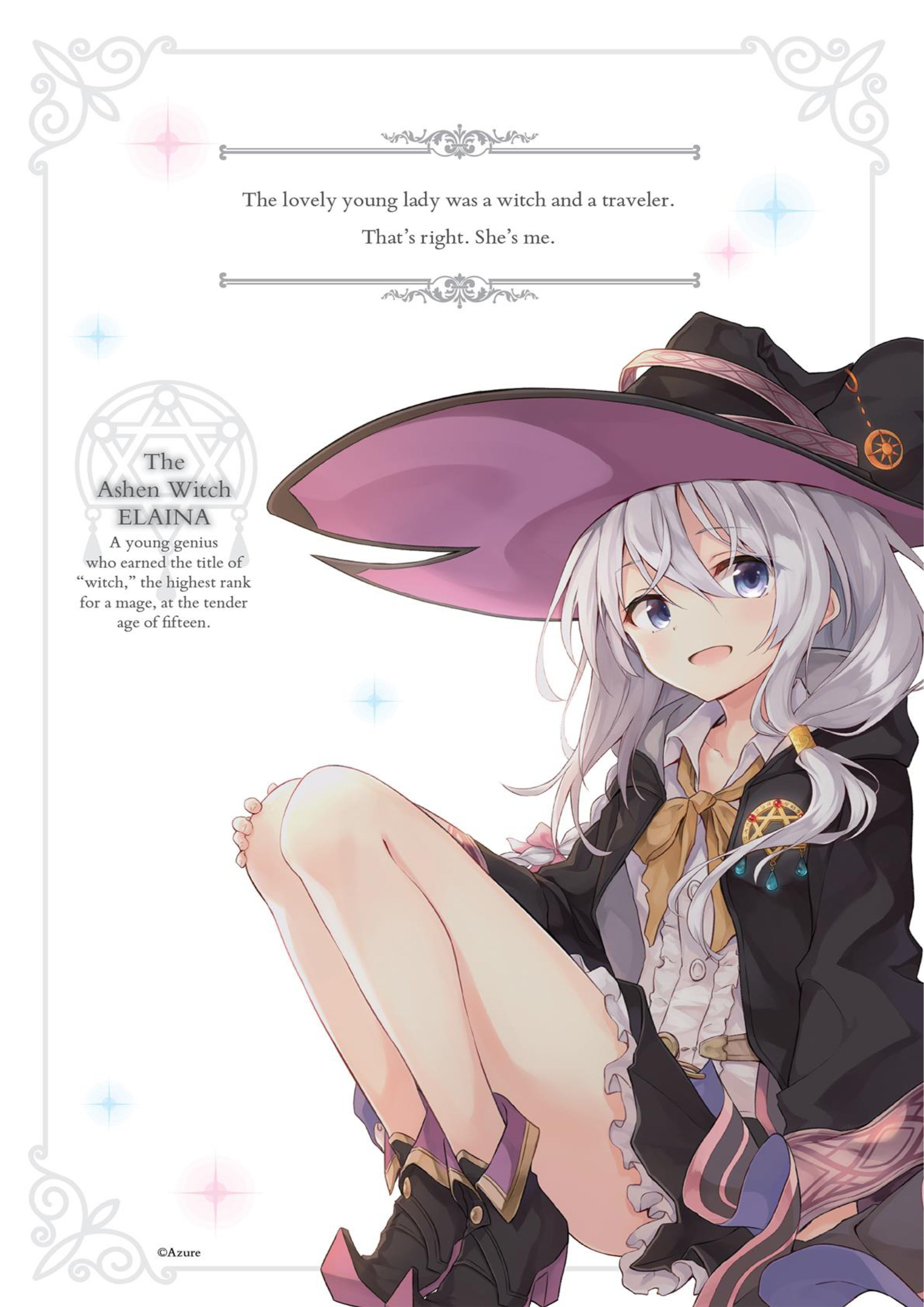 Majo no Tabitabi V1 Illustration - Megumi Novel