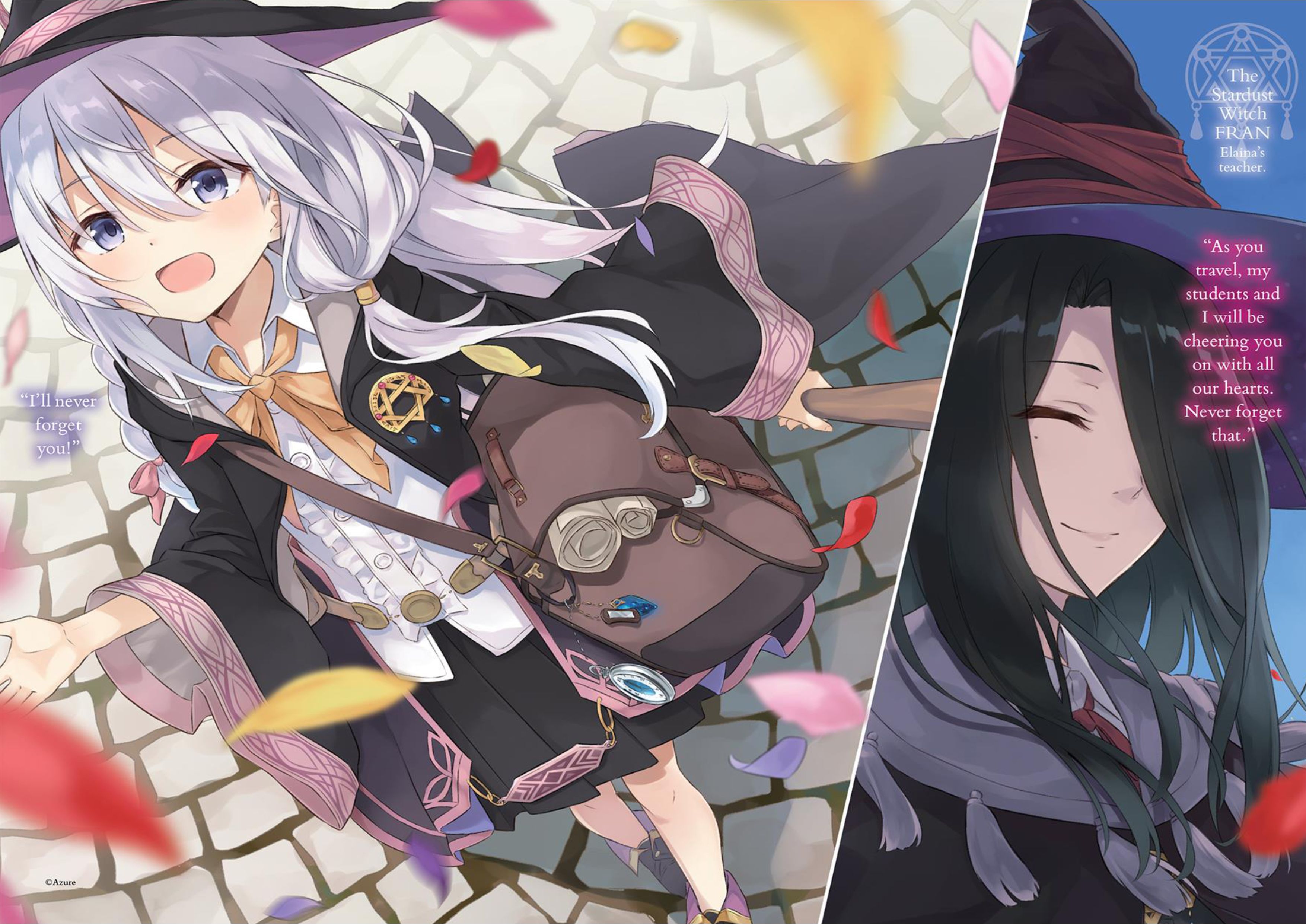 Majo no Tabitabi V1 Illustration - Megumi Novel