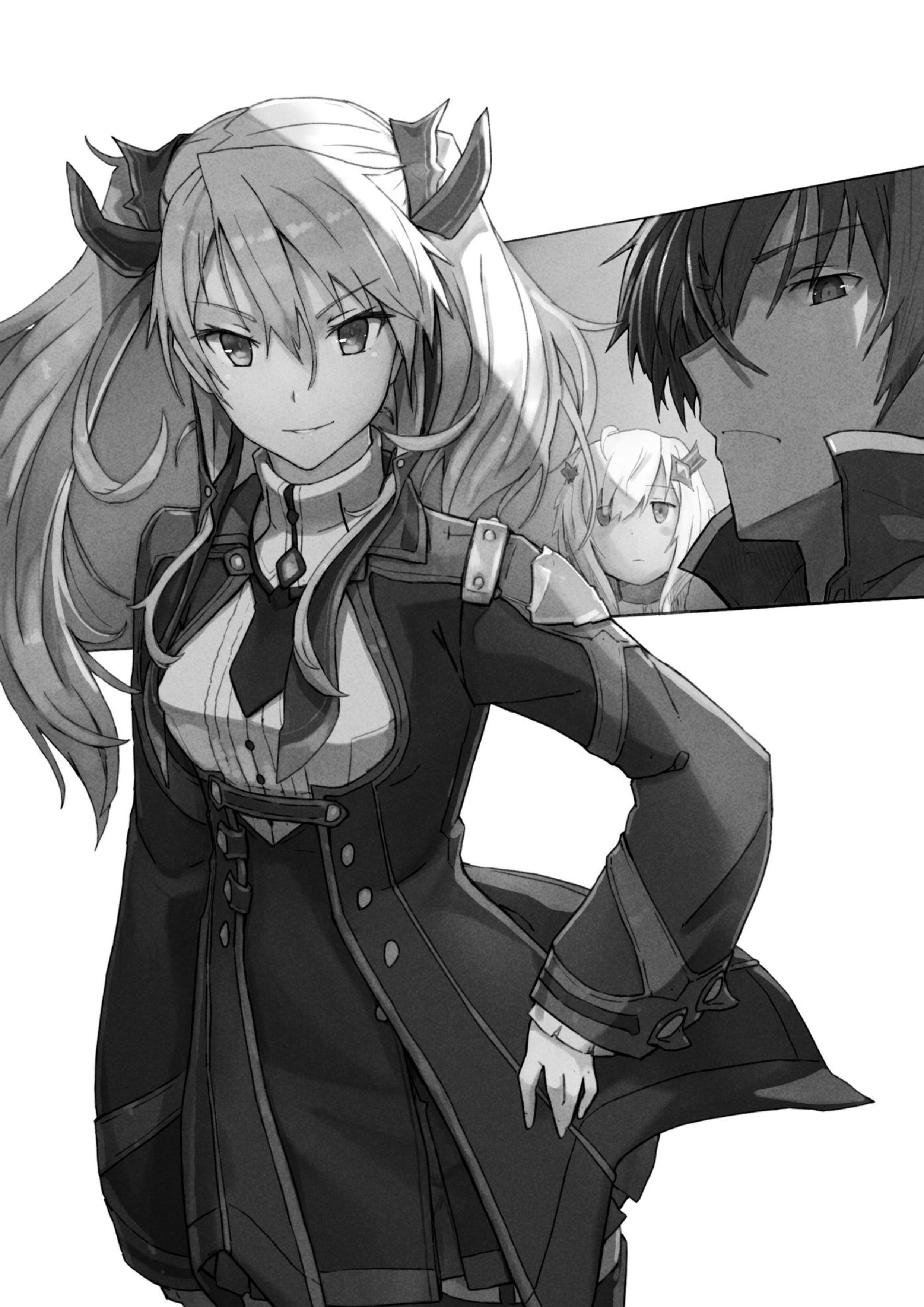 Maou Gakuin No Futekigousha V1 Illustration - Megumi Novel