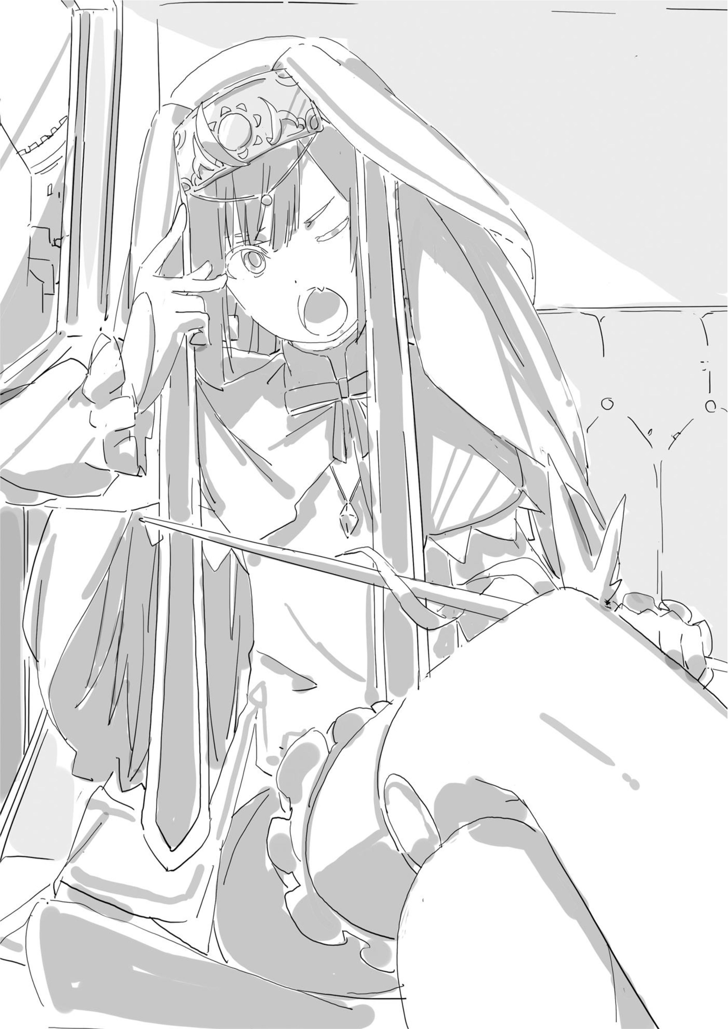 Maou-sama, Retry! V1 Illustration - Megumi Novel