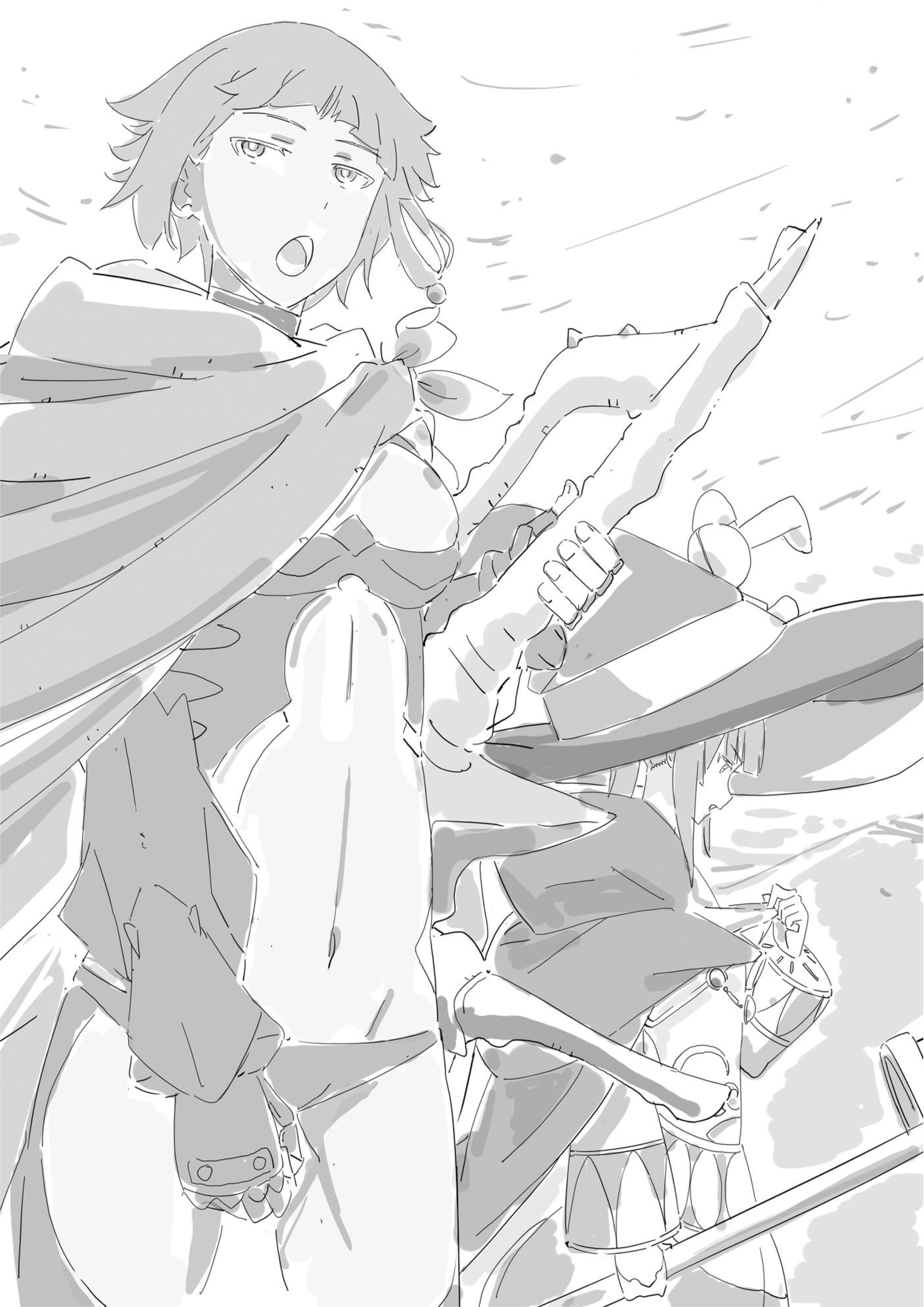 Maou-sama, Retry! V1 Illustration - Megumi Novel