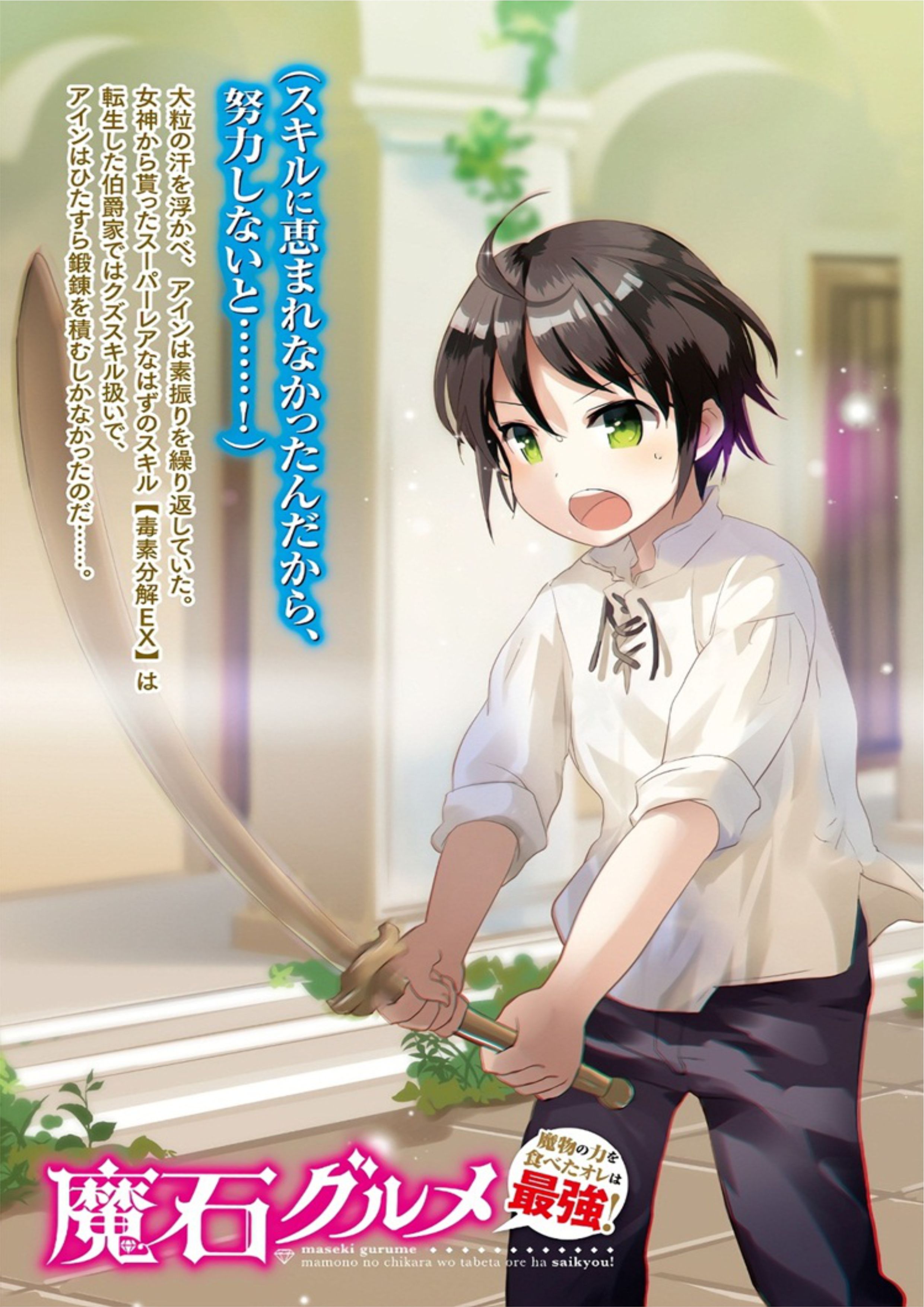 Maseki Gurume V1 Illustration - Megumi Novel