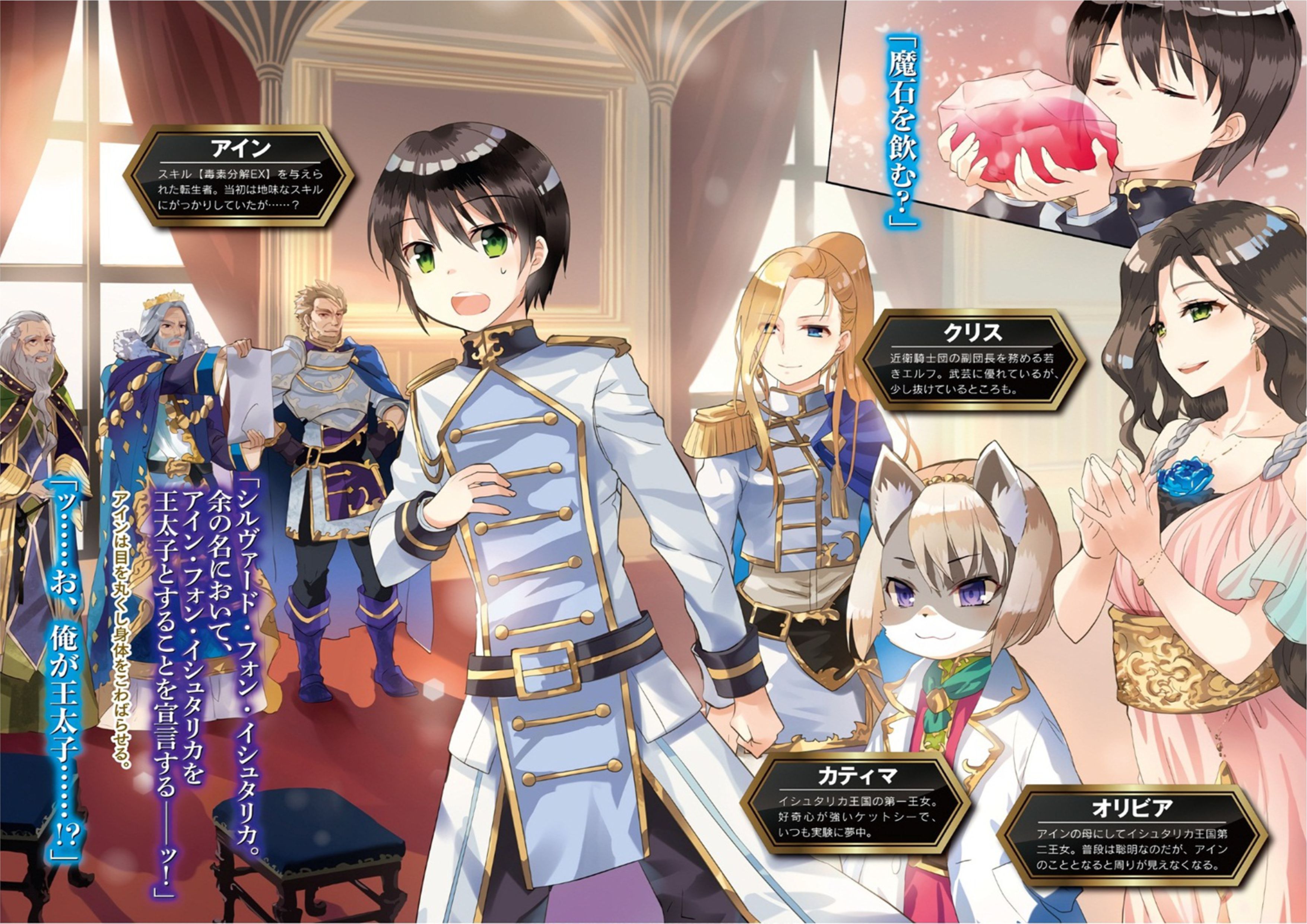 Maseki Gurume V1 Illustration - Megumi Novel