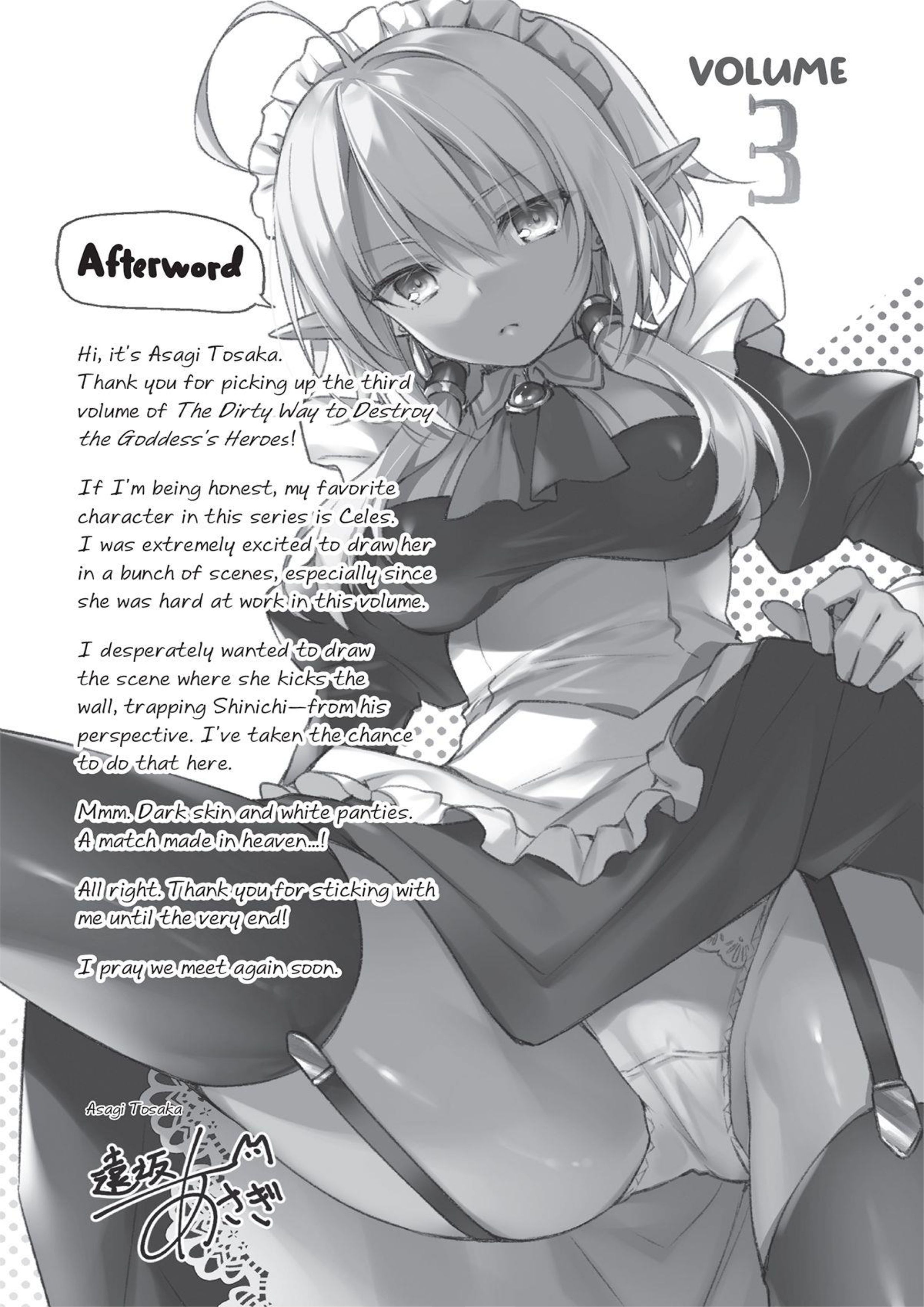 Megami no Yuusha wo Taosu Gesu na Houhou V3 Illustration - Megumi Novel