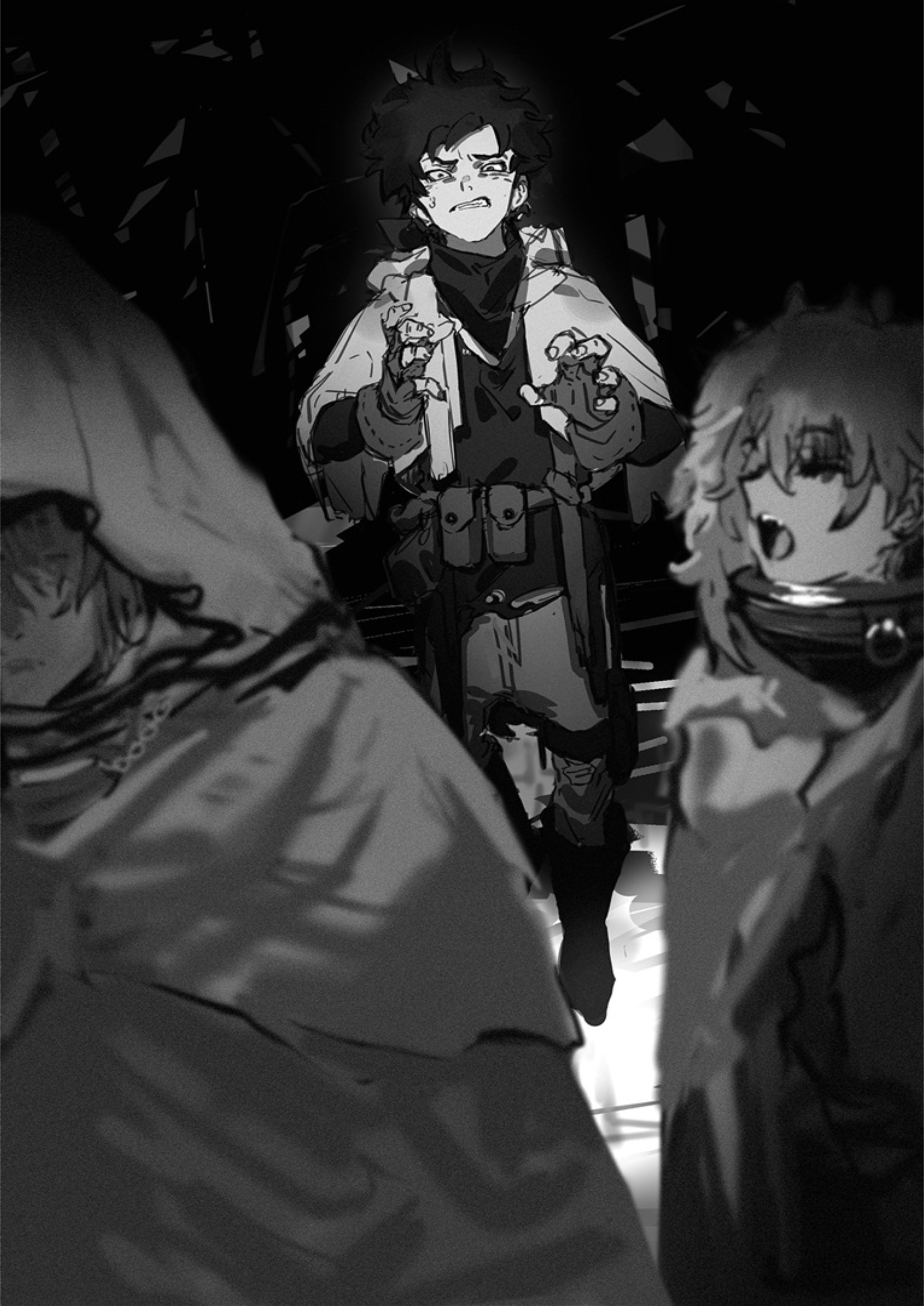 Meikyu wa Honogurai V1 Illustration - Megumi Novel