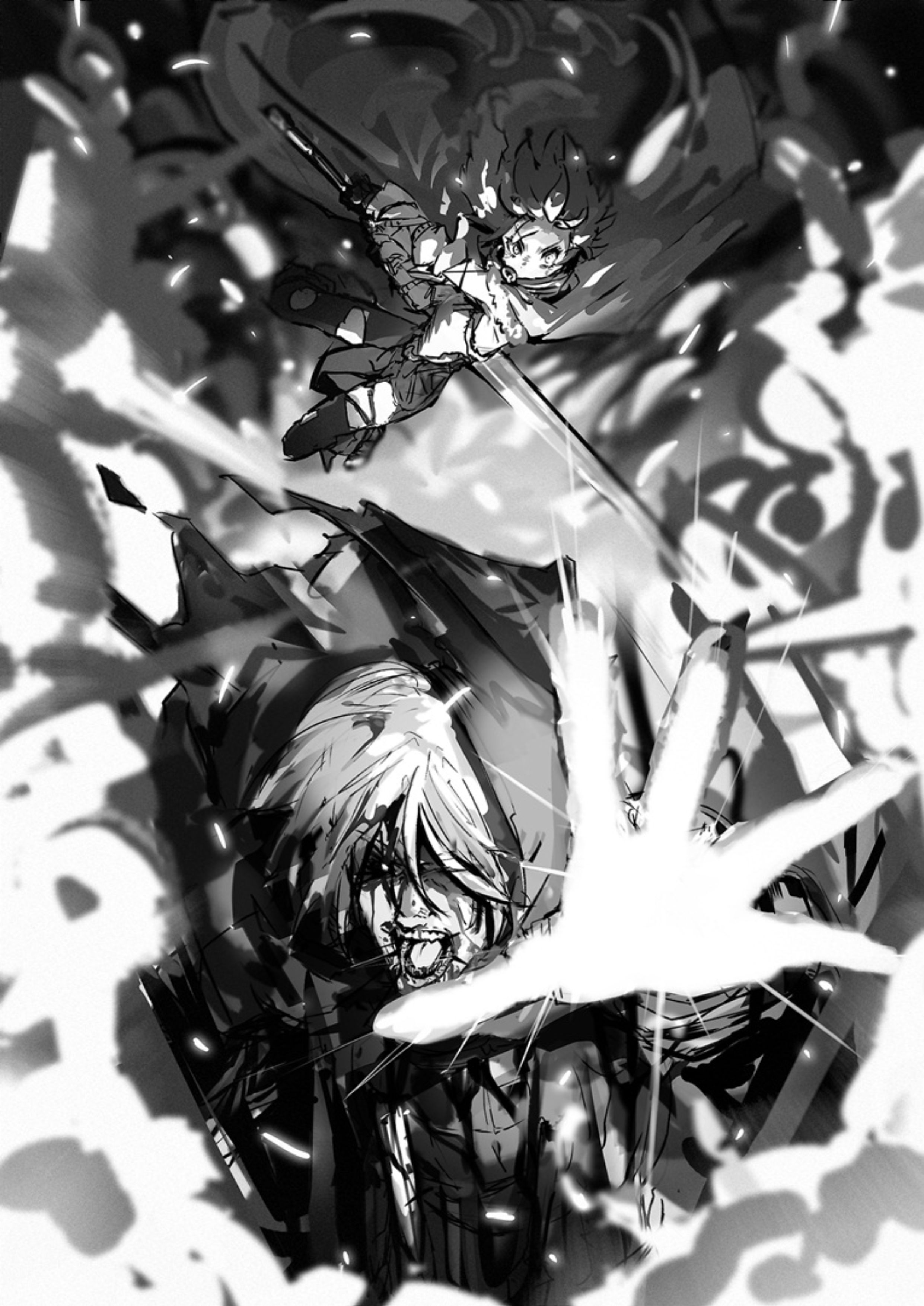 Meikyu wa Honogurai V1 Illustration - Megumi Novel