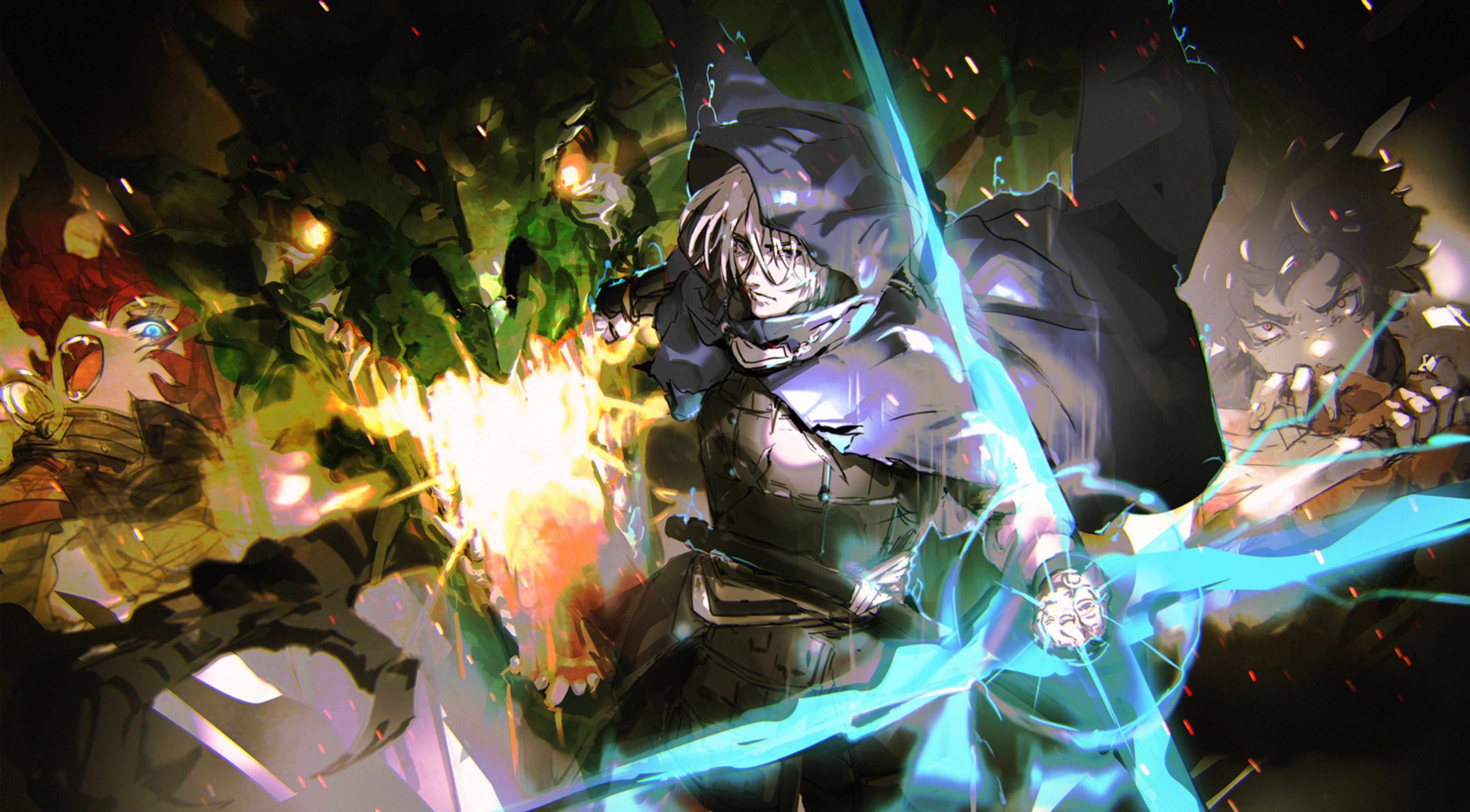 Meikyu wa Honogurai V1 Illustration - Megumi Novel