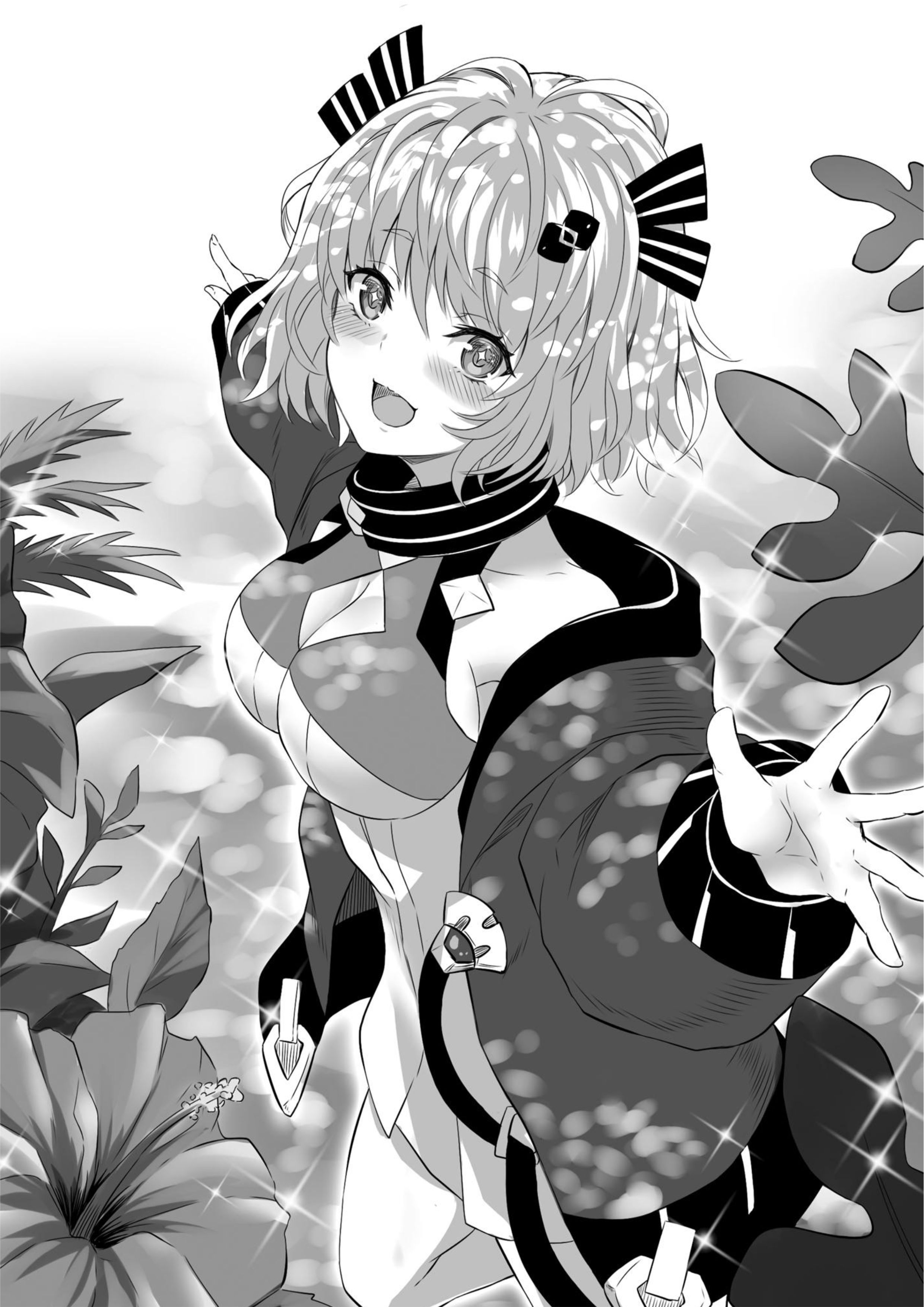 Mezametara Saikyou Soubi to Uchuusen Mochidattanode V3 Illustration - Megumi Novel