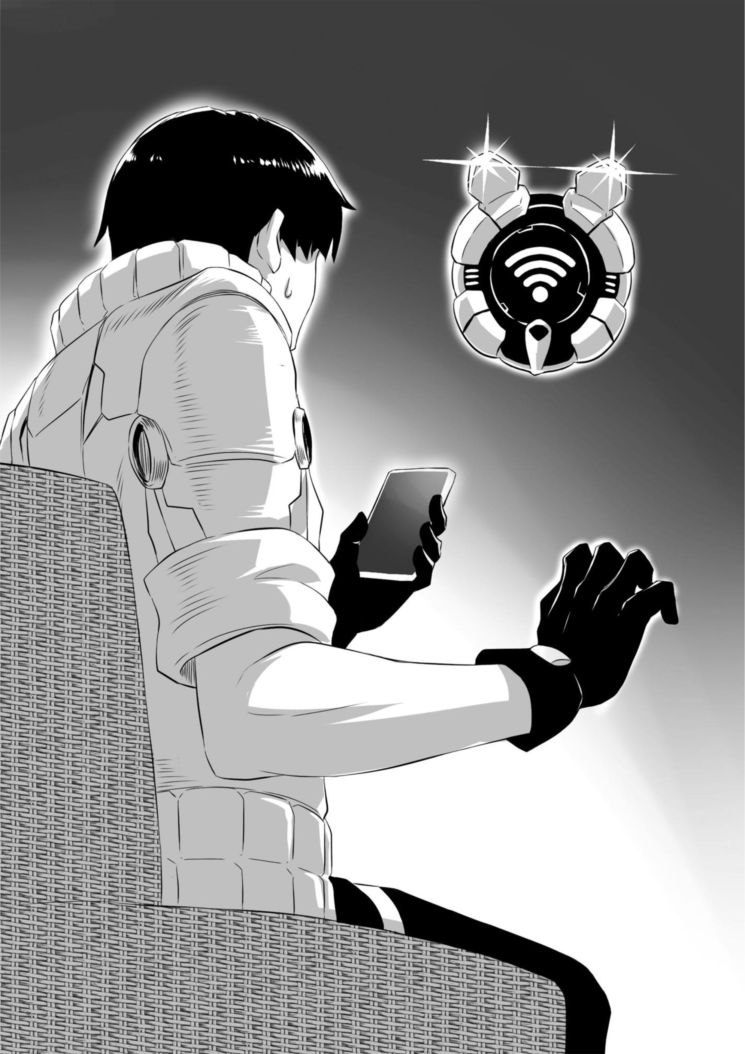 Mezametara Saikyou Soubi to Uchuusen Mochidattanode V3 Illustration - Megumi Novel