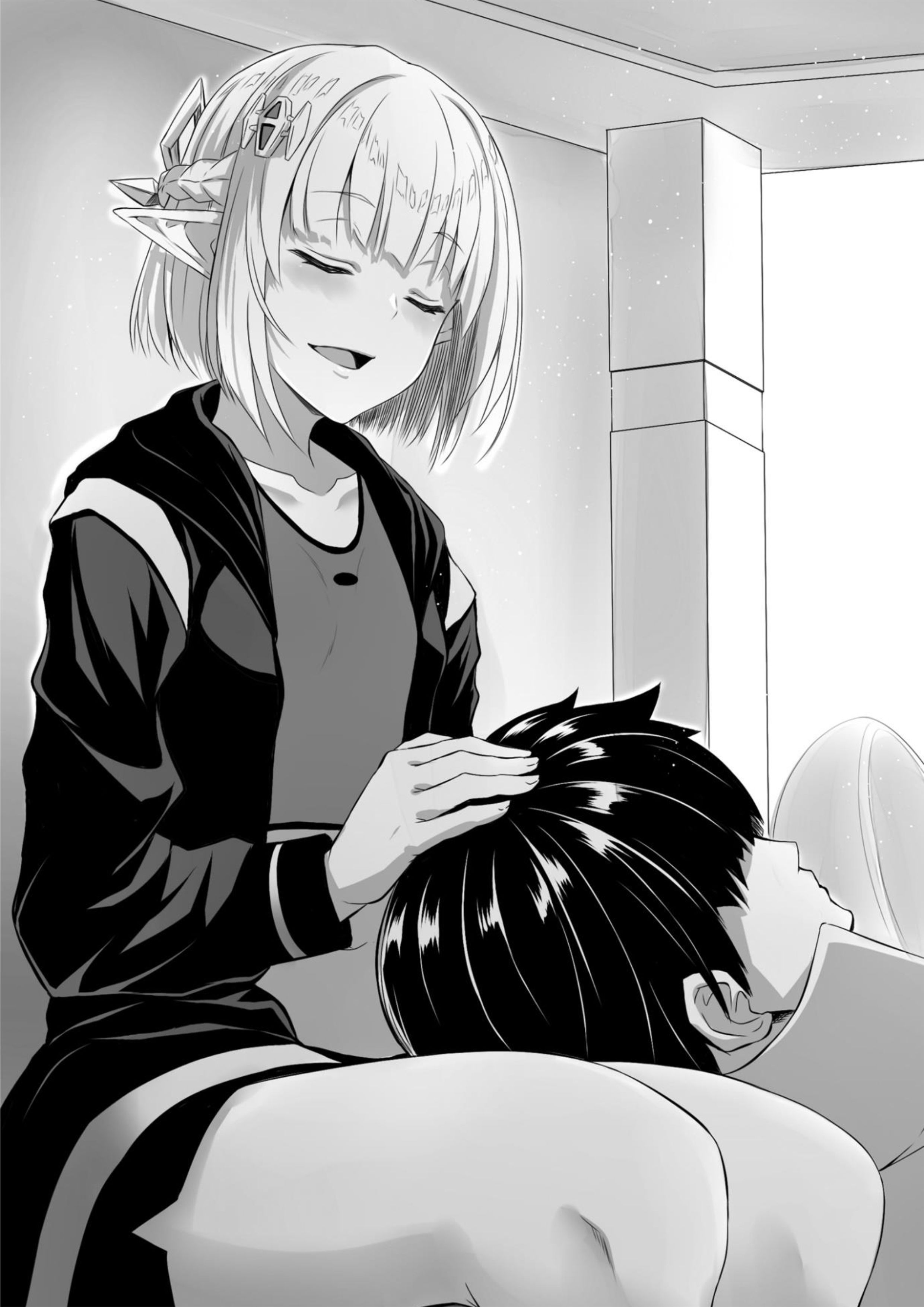 Mezametara Saikyou Soubi to Uchuusen Mochidattanode V5 Illustration - Megumi Novel