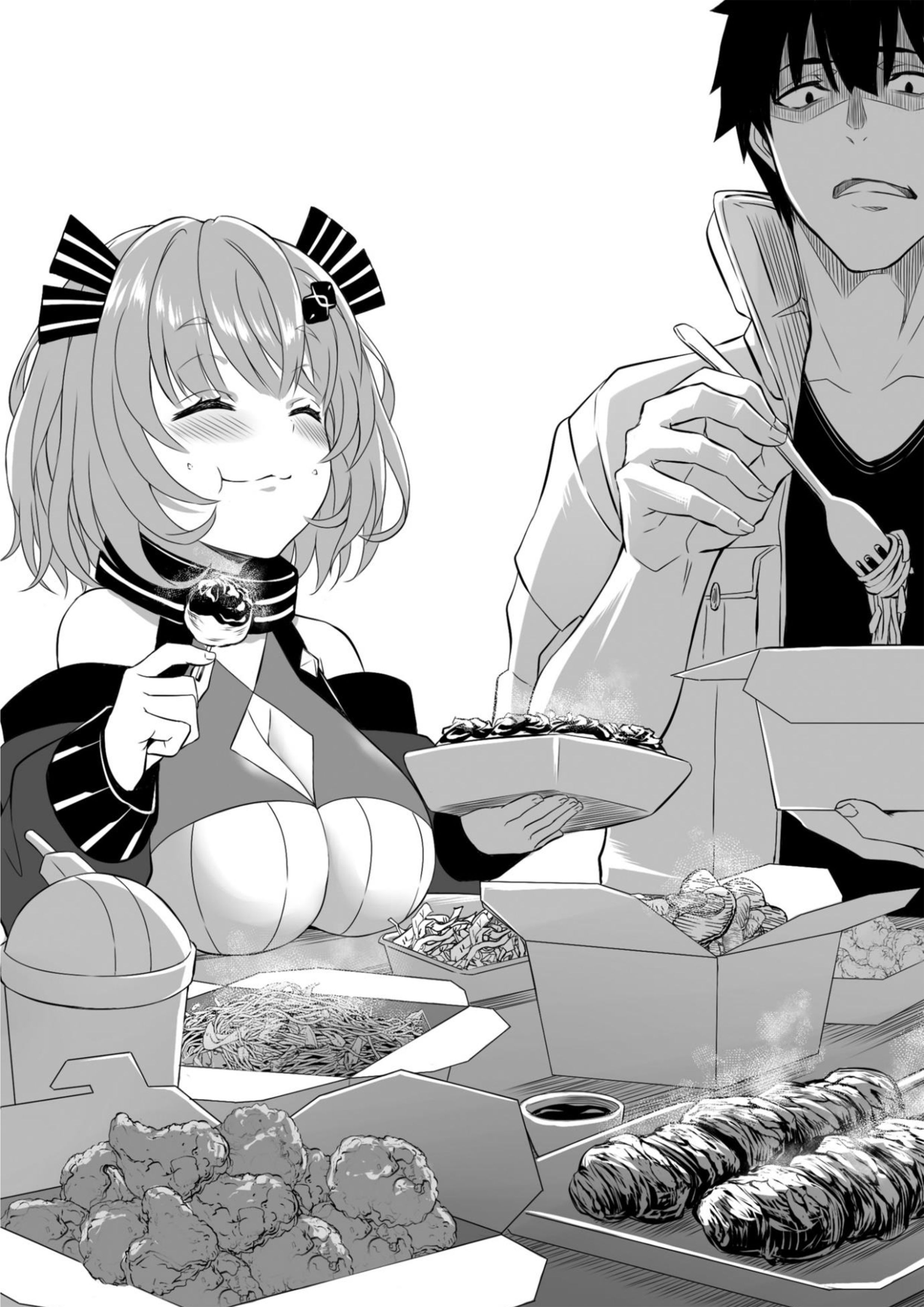 Mezametara Saikyou Soubi to Uchuusen Mochidattanode V5 Illustration - Megumi Novel