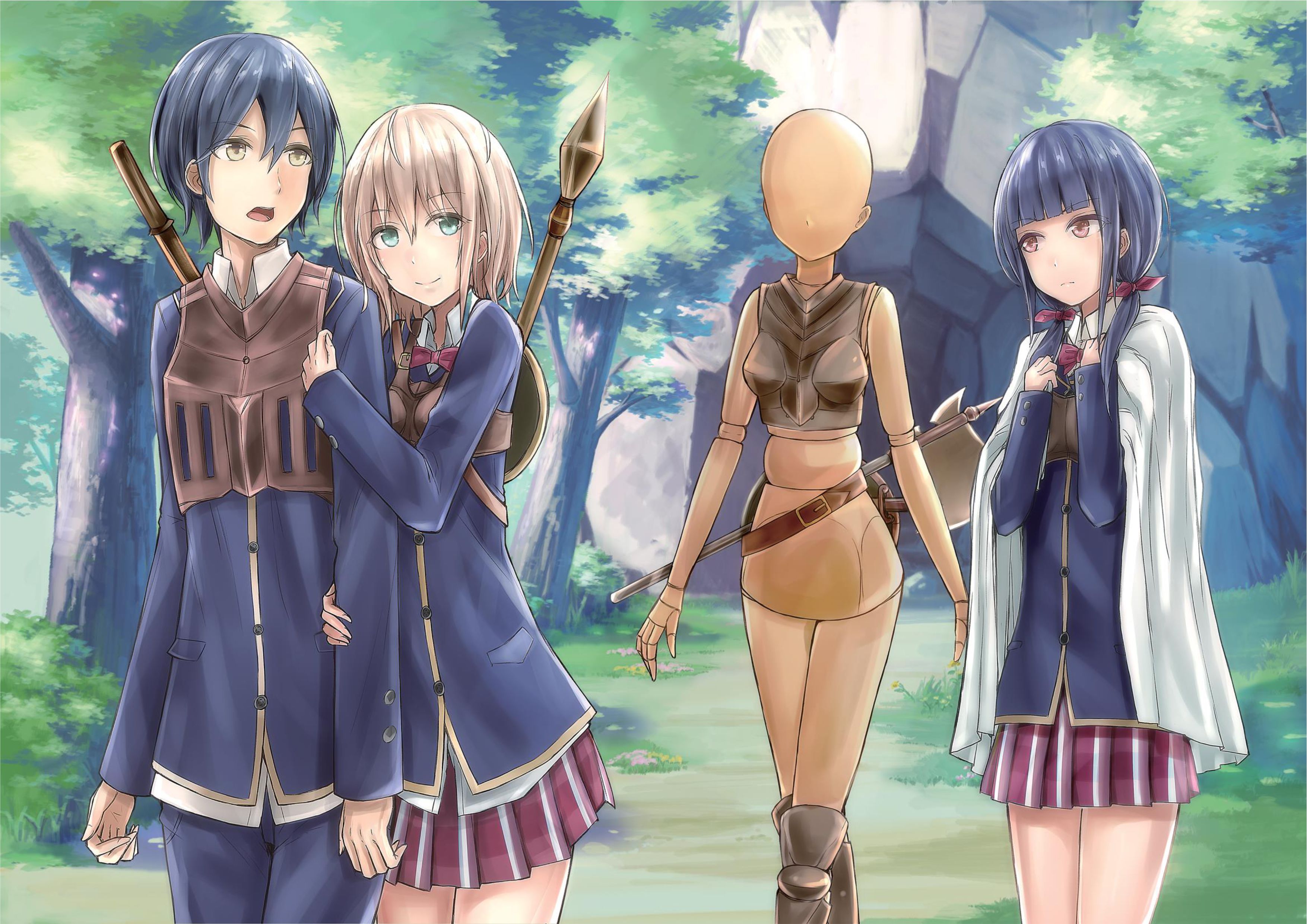 Monster no Goshujin-sama V1 Illustration - Megumi Novel