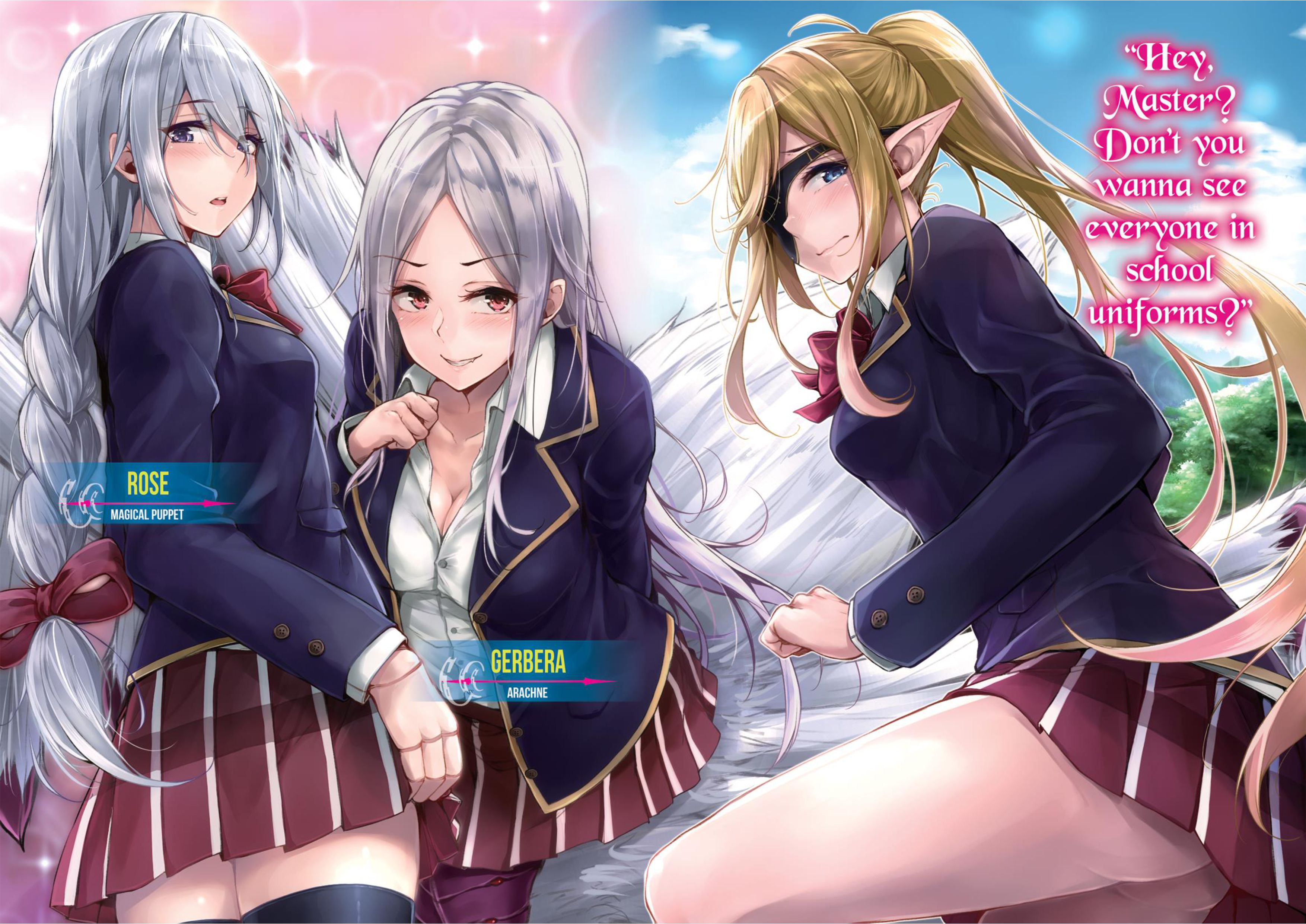 Monster no Goshujin-sama V9 Illustration - Megumi Novel