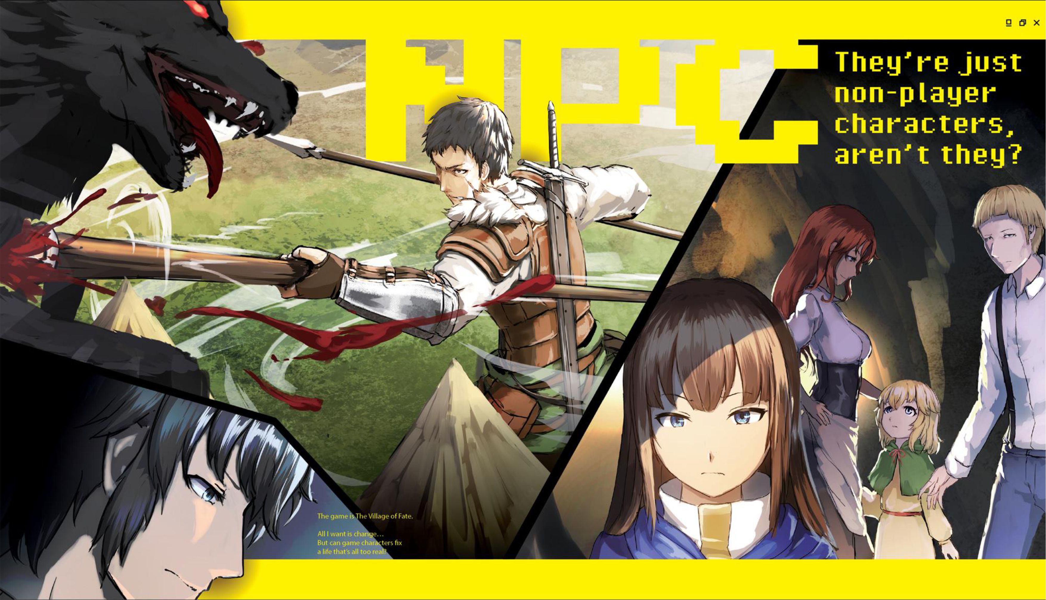 Murazukuri Game no NPC ga Namami no Ningen toshika Omoenai V1 Illustration - Megumi Novel