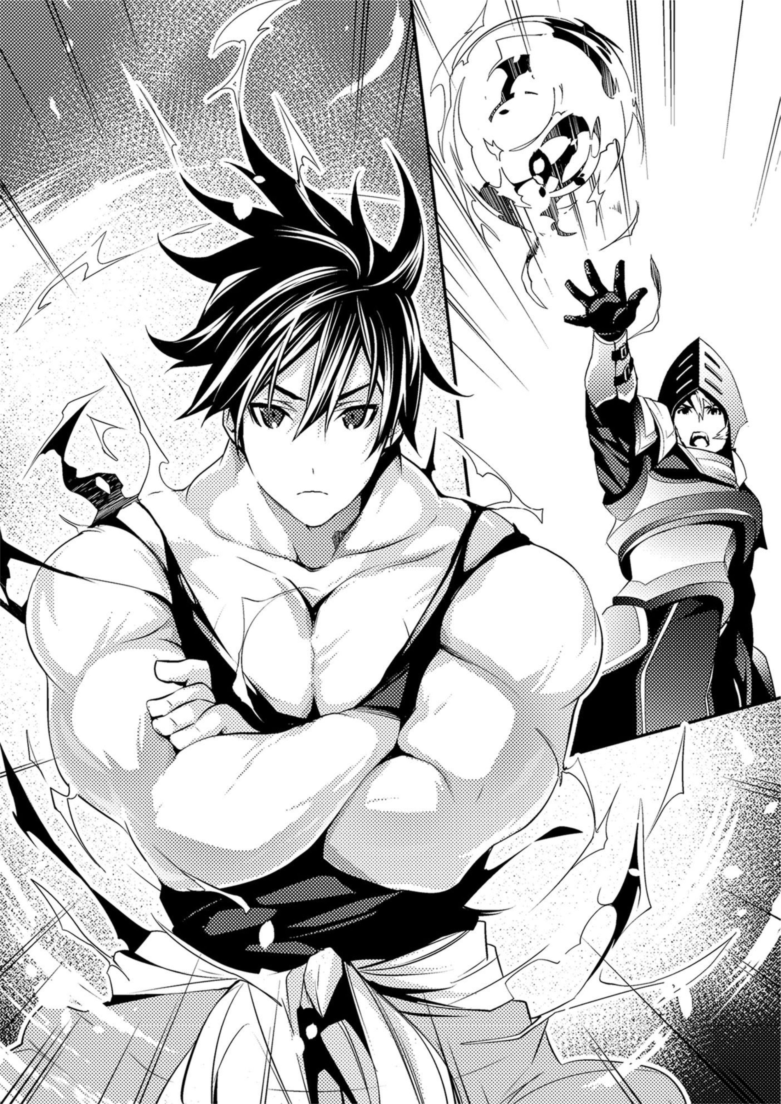 Muscles are Better Than Magic! V1 Illustration - Megumi Novel