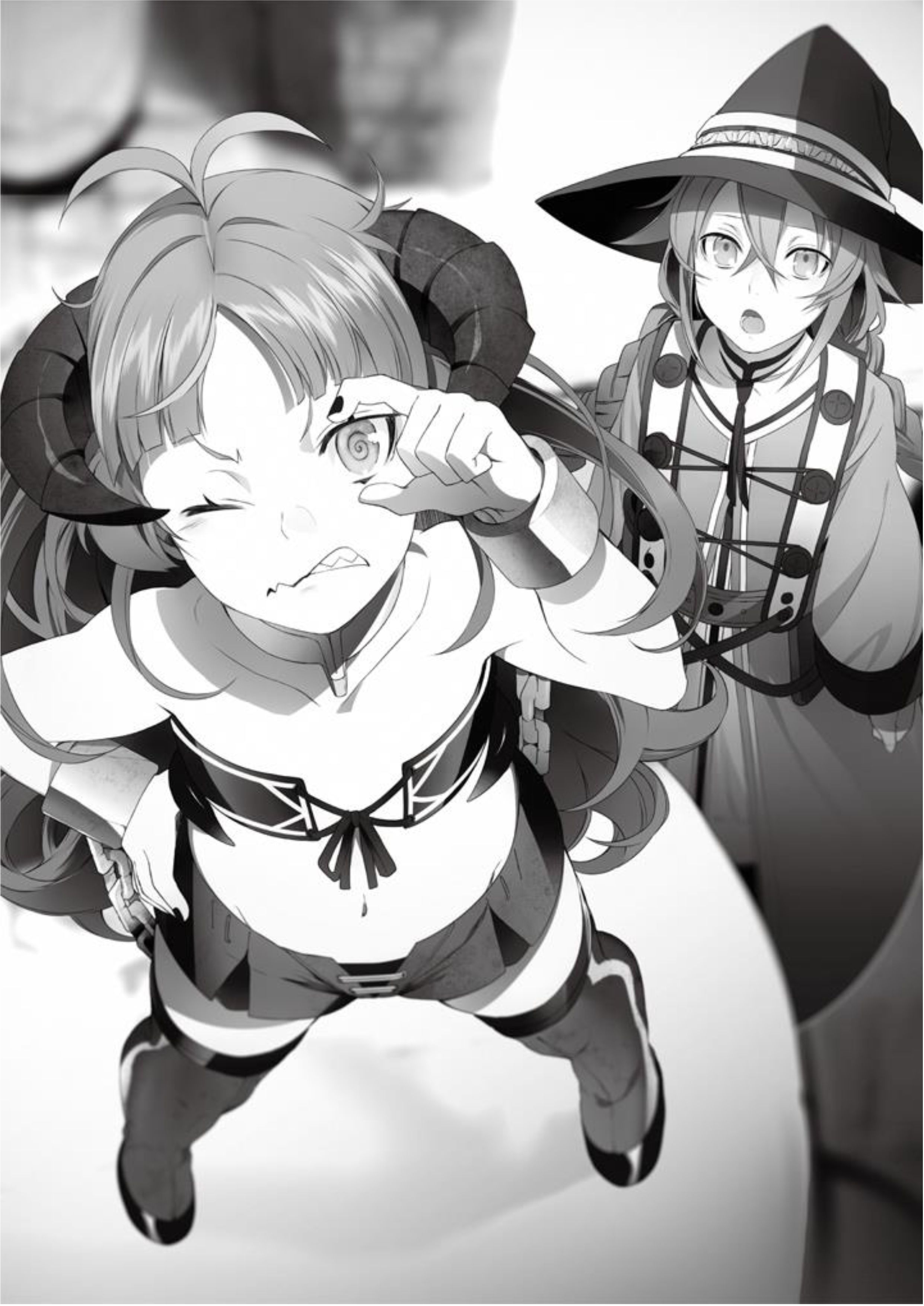 Mushoku Tensei V6 Illustration - Megumi Novel