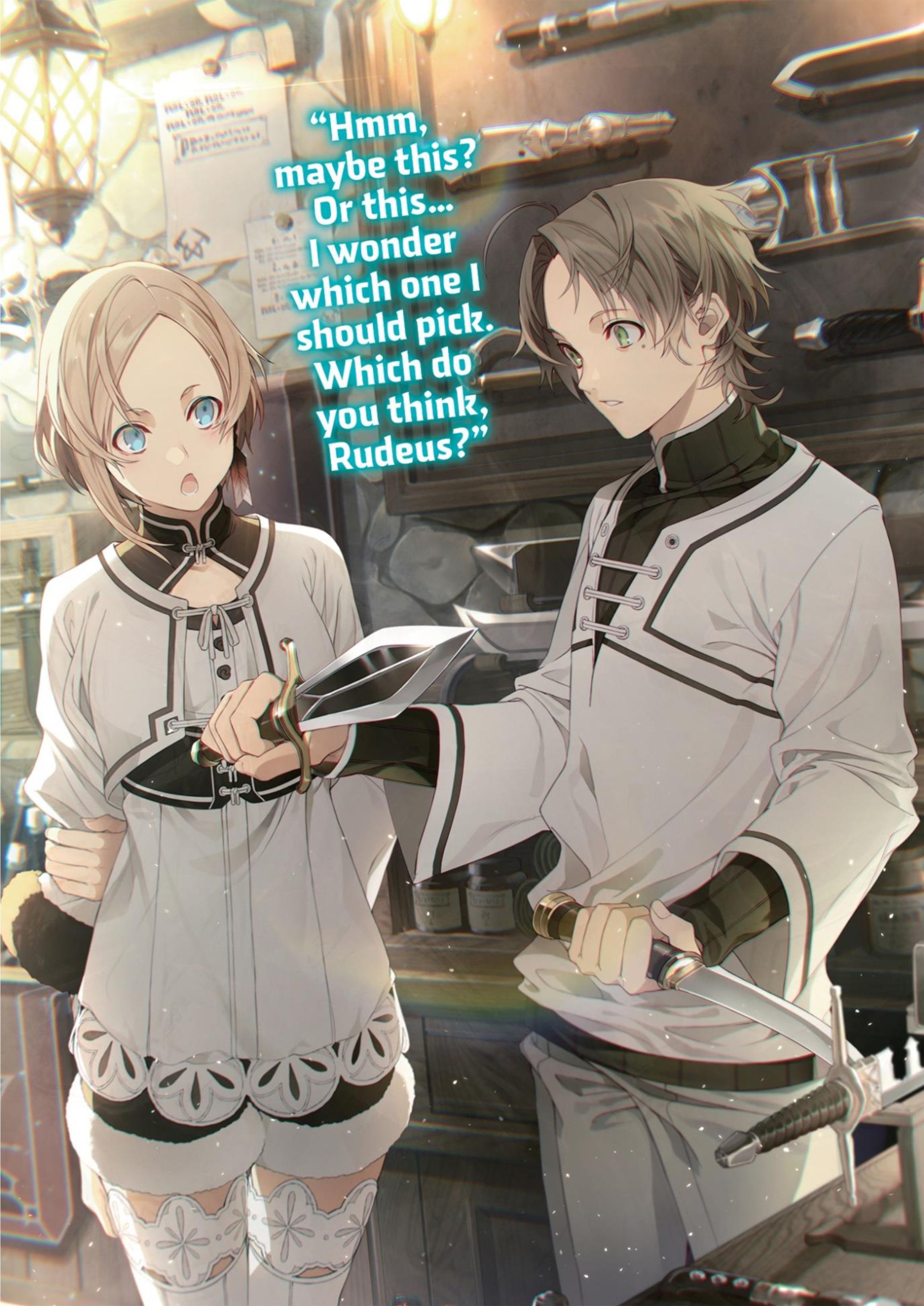 Mushoku Tensei V7 Illustration - Megumi Novel