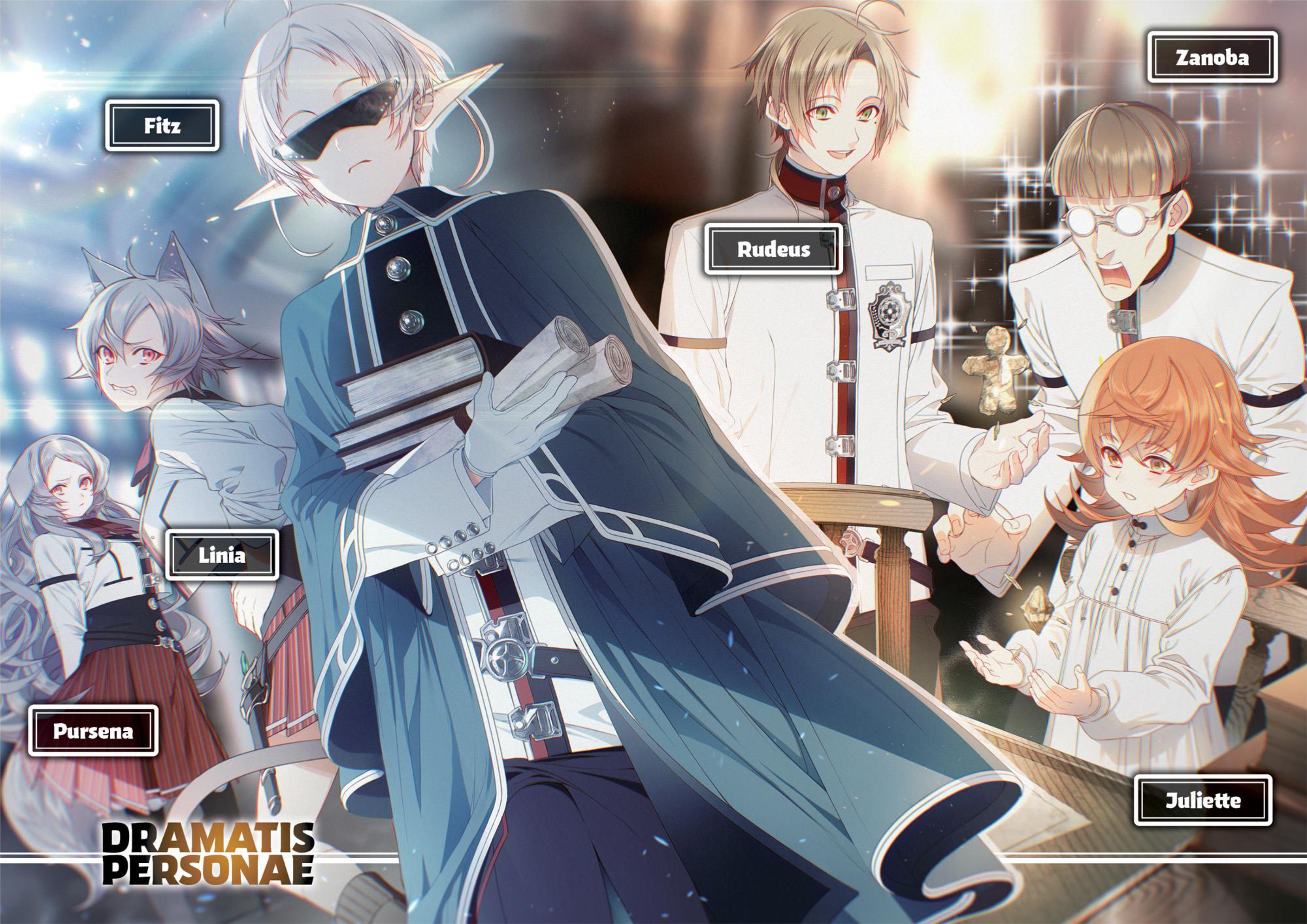 Mushoku Tensei V8 Illustration - Megumi Novel