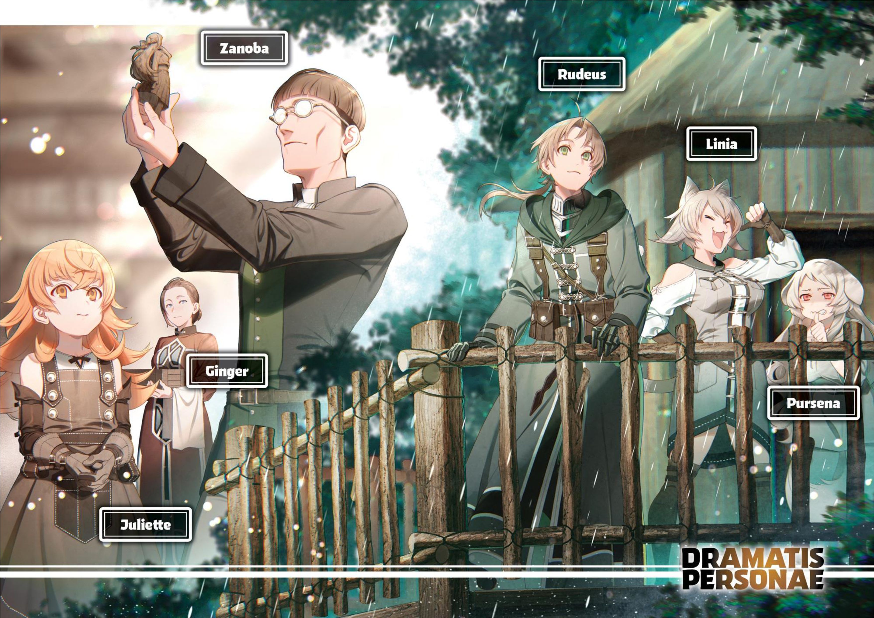 Mushoku Tensei V18 Illustration - Megumi Novel