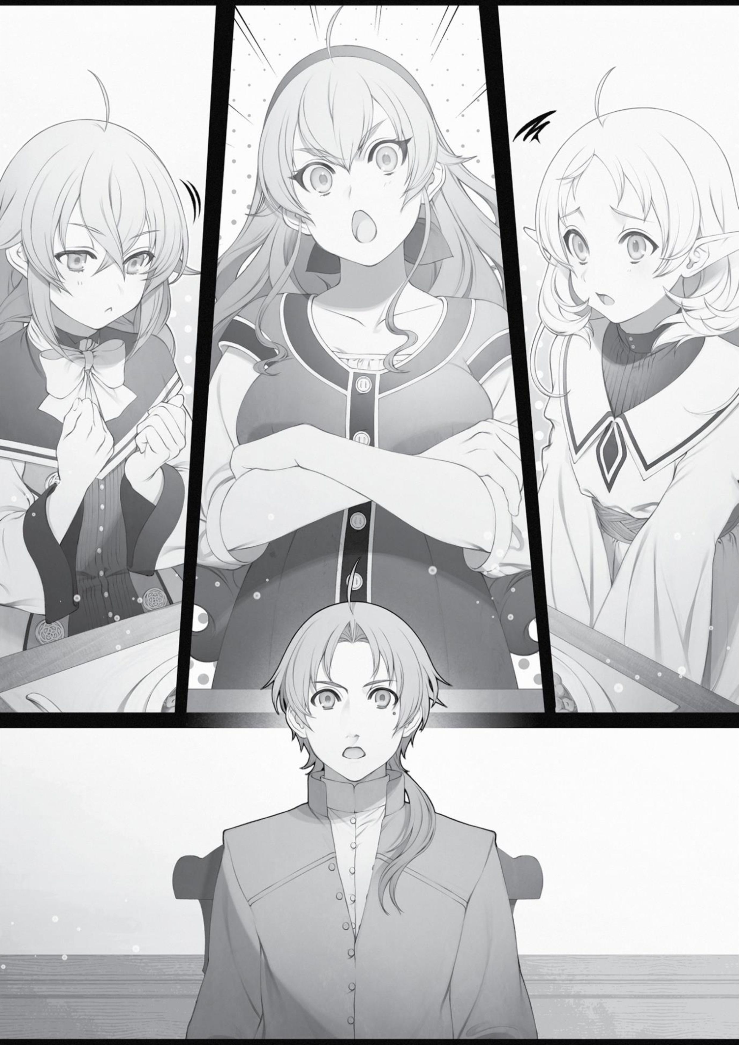 Mushoku Tensei V19 Illustration - Megumi Novel