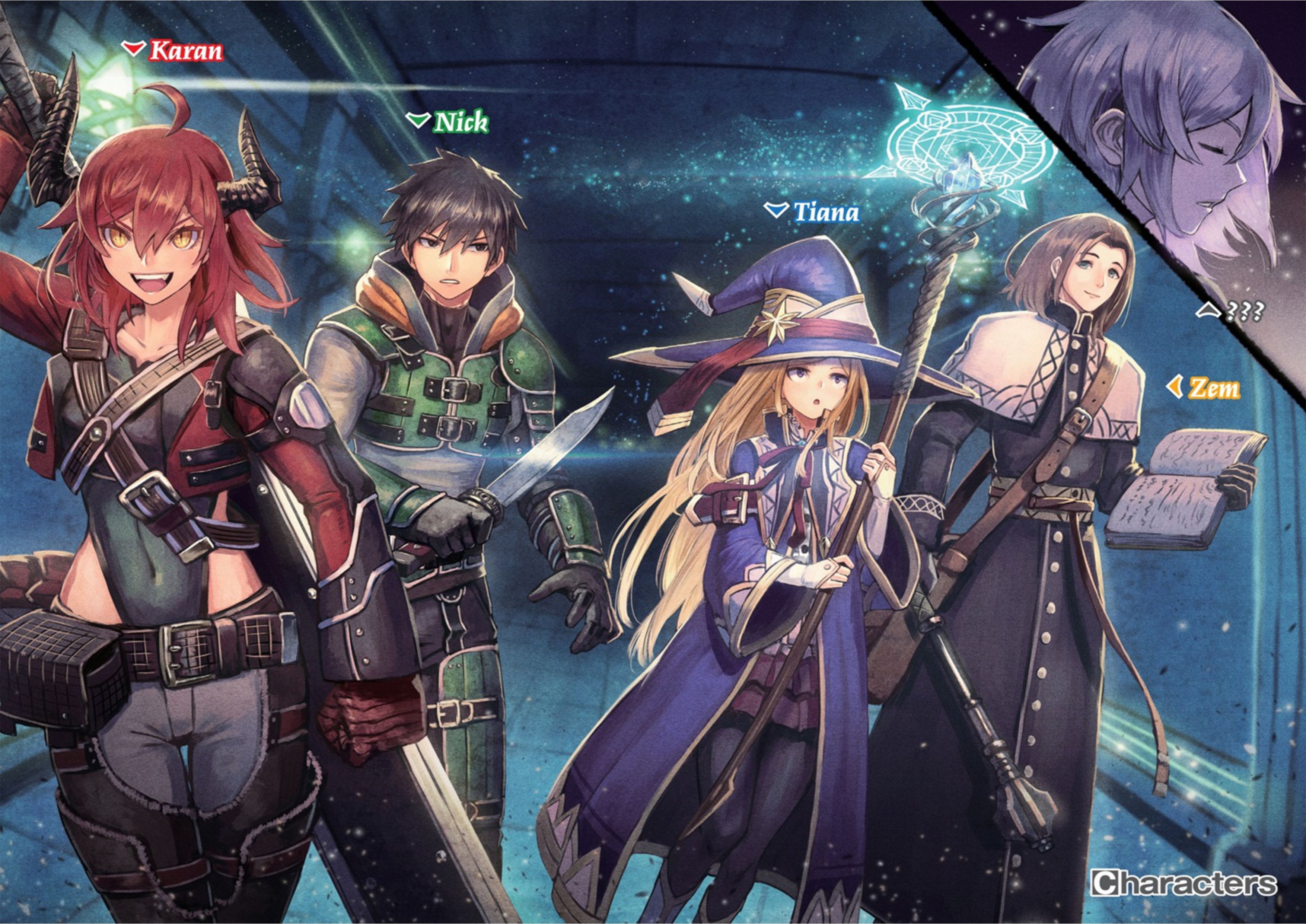 Ningen Fushin no Boukenshatachi ga Sekai o Sukuu Youdesu V1 Illustration - Megumi Novel