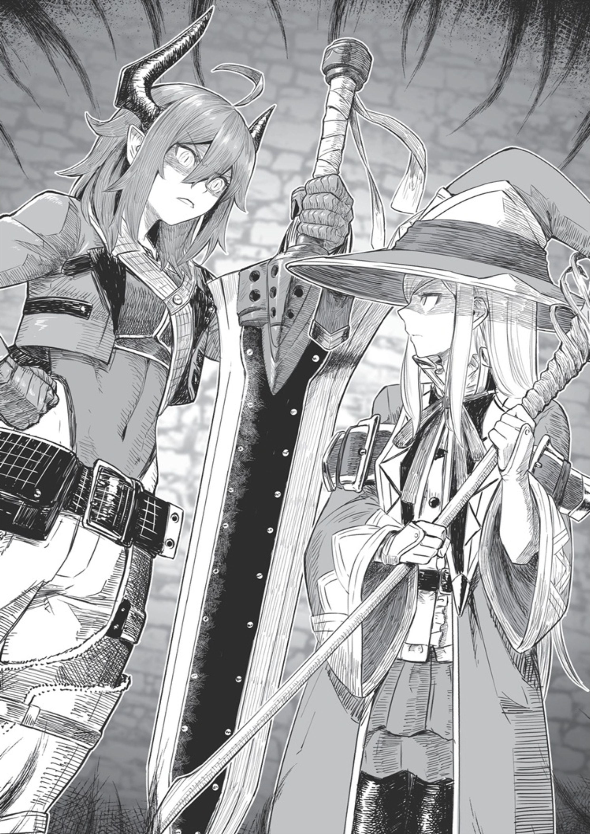 Ningen Fushin no Boukenshatachi ga Sekai o Sukuu Youdesu V1 Illustration - Megumi Novel