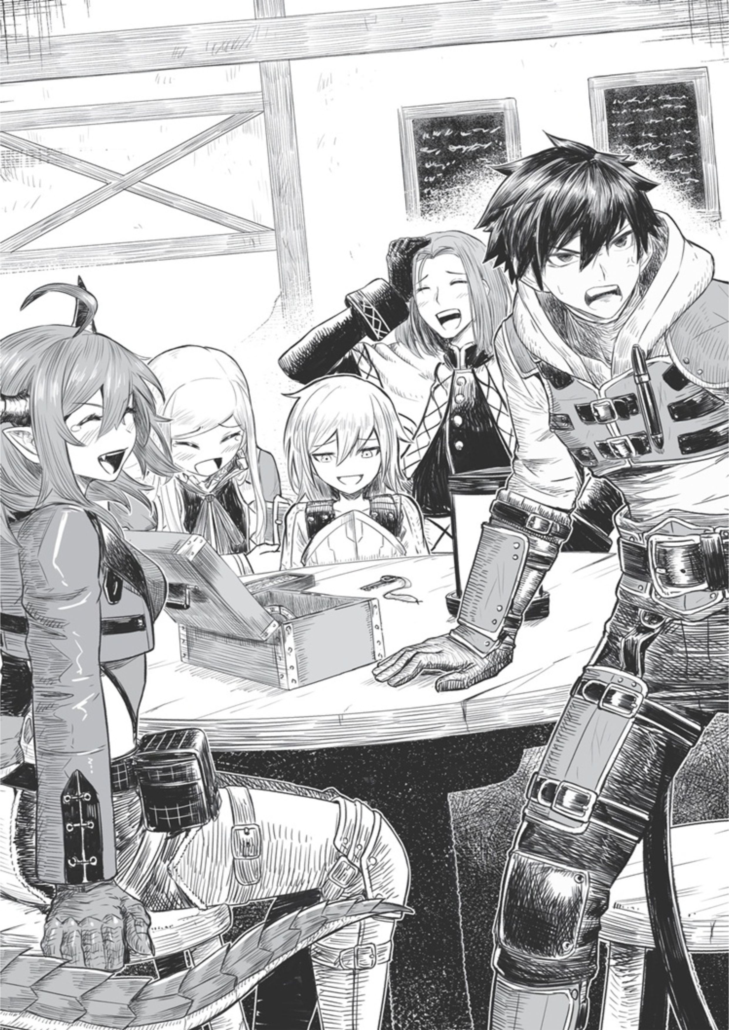 Ningen Fushin no Boukenshatachi ga Sekai o Sukuu Youdesu V1 Illustration - Megumi Novel