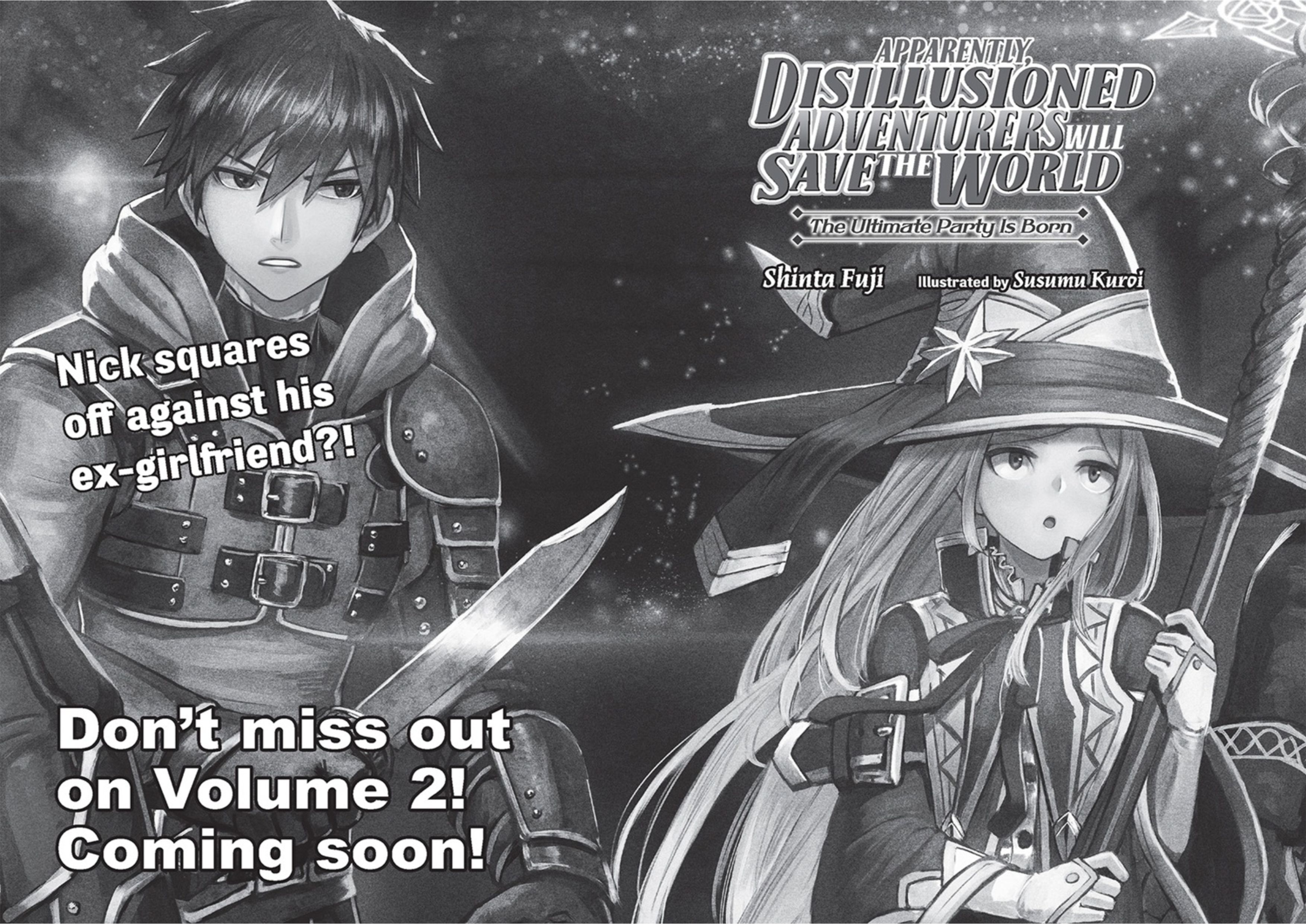 Ningen Fushin no Boukenshatachi ga Sekai o Sukuu Youdesu V1 Illustration - Megumi Novel