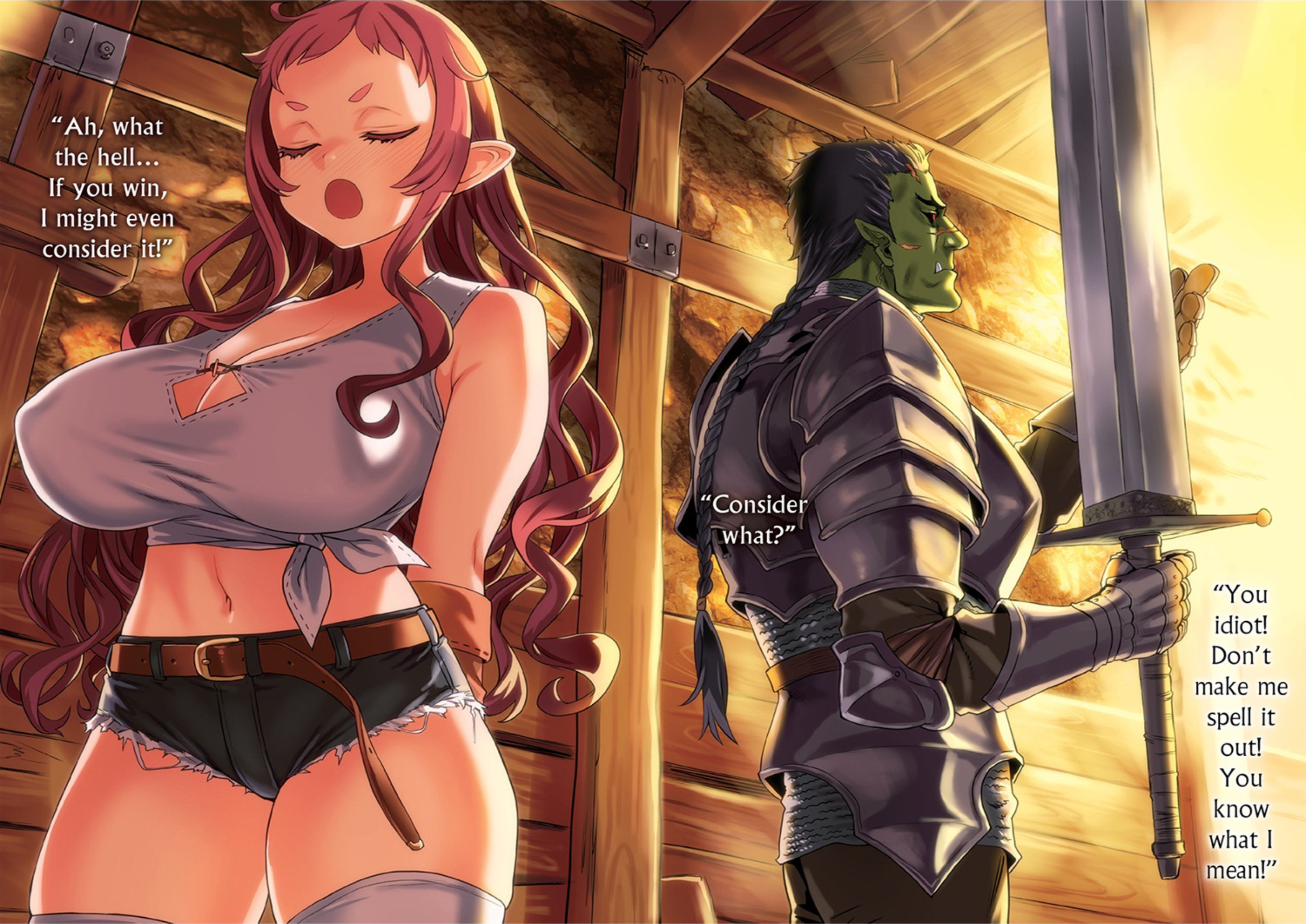 Orc Eiyuu Monogatari Sontaku Retsuden V3 Illustration - Megumi Novel