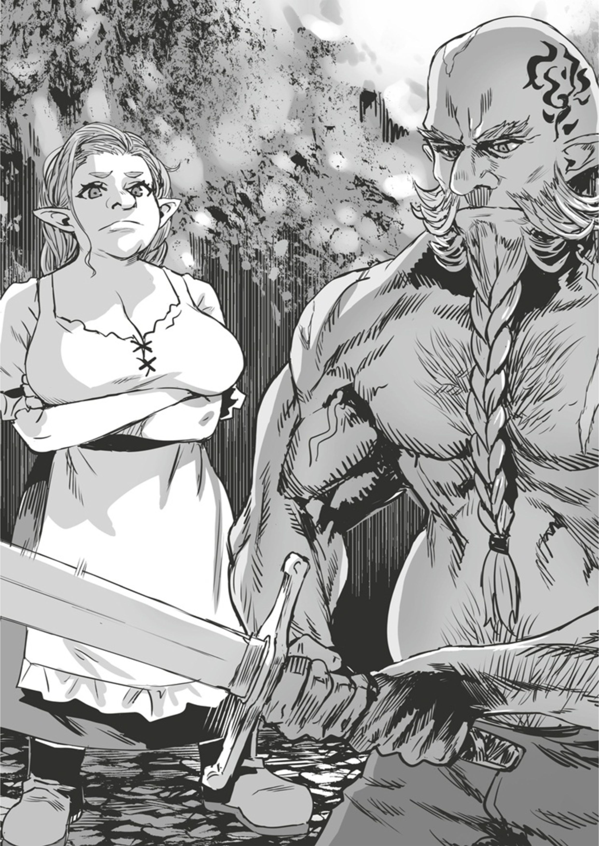 Orc Eiyuu Monogatari Sontaku Retsuden V3 Illustration - Megumi Novel