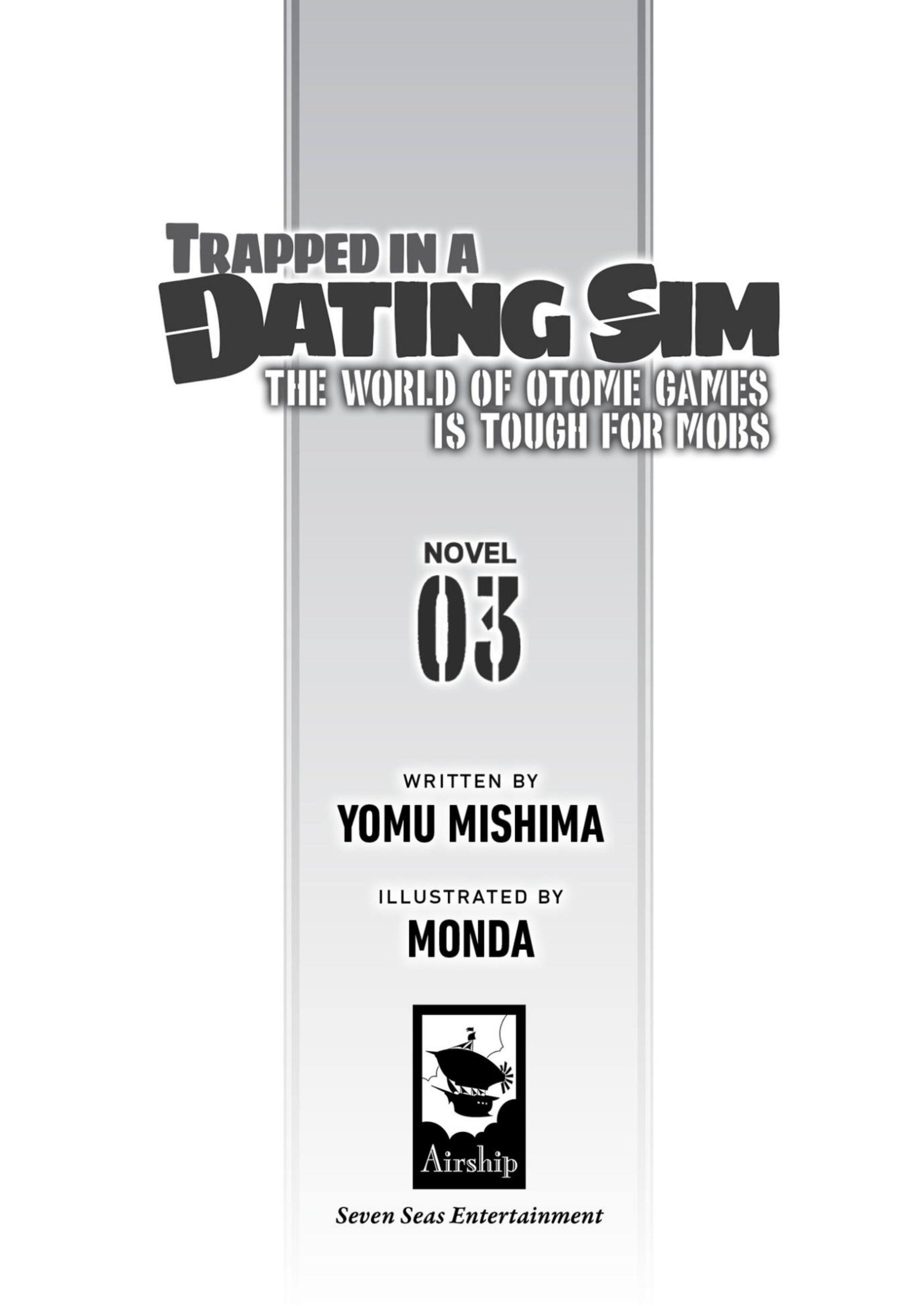 Otome Game Sekai wa Mob ni Kibishii Sekai Desu V3 Illustration - Megumi Novel