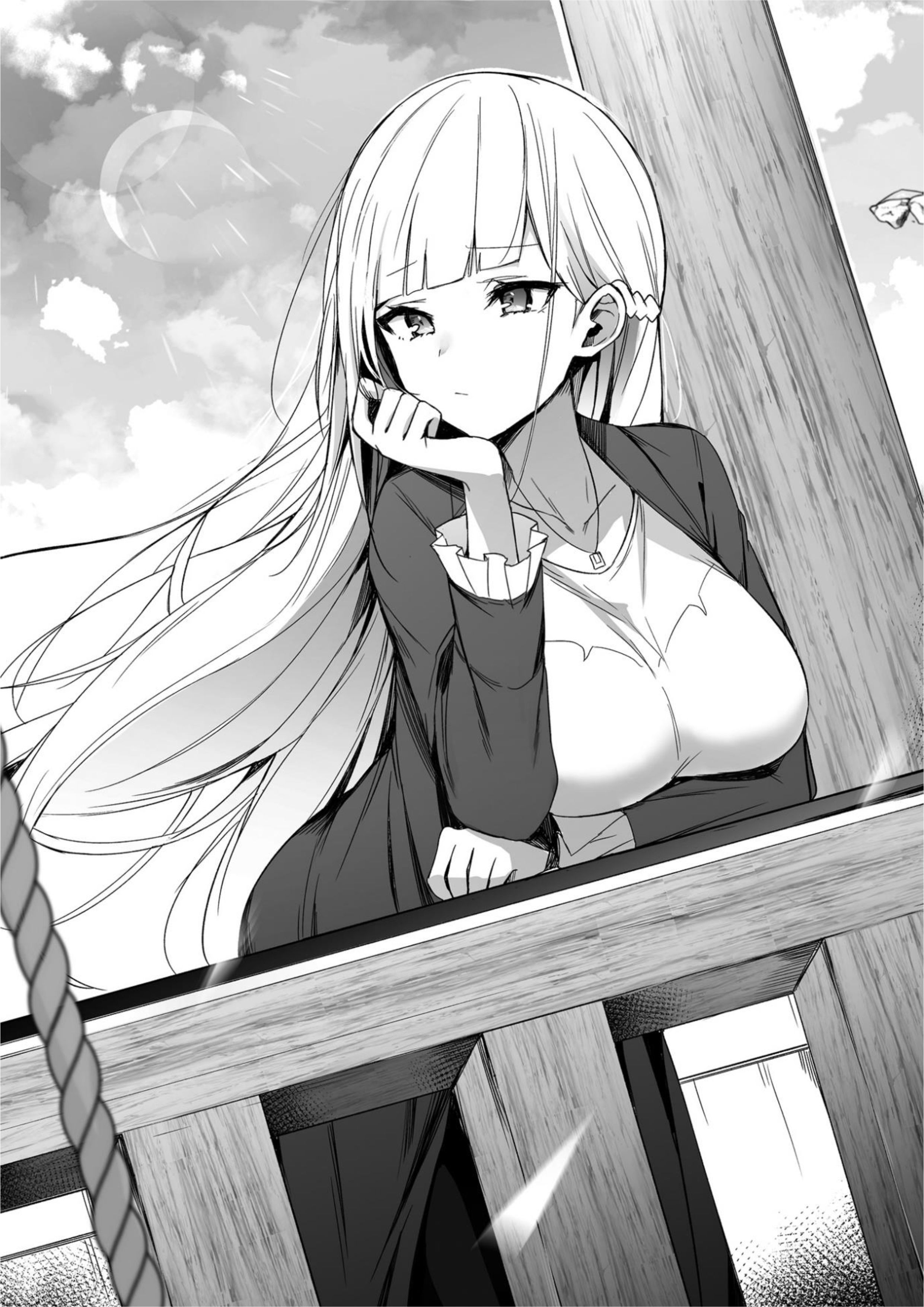 Otome Game Sekai wa Mob ni Kibishii Sekai Desu V8 Illustration - Megumi Novel
