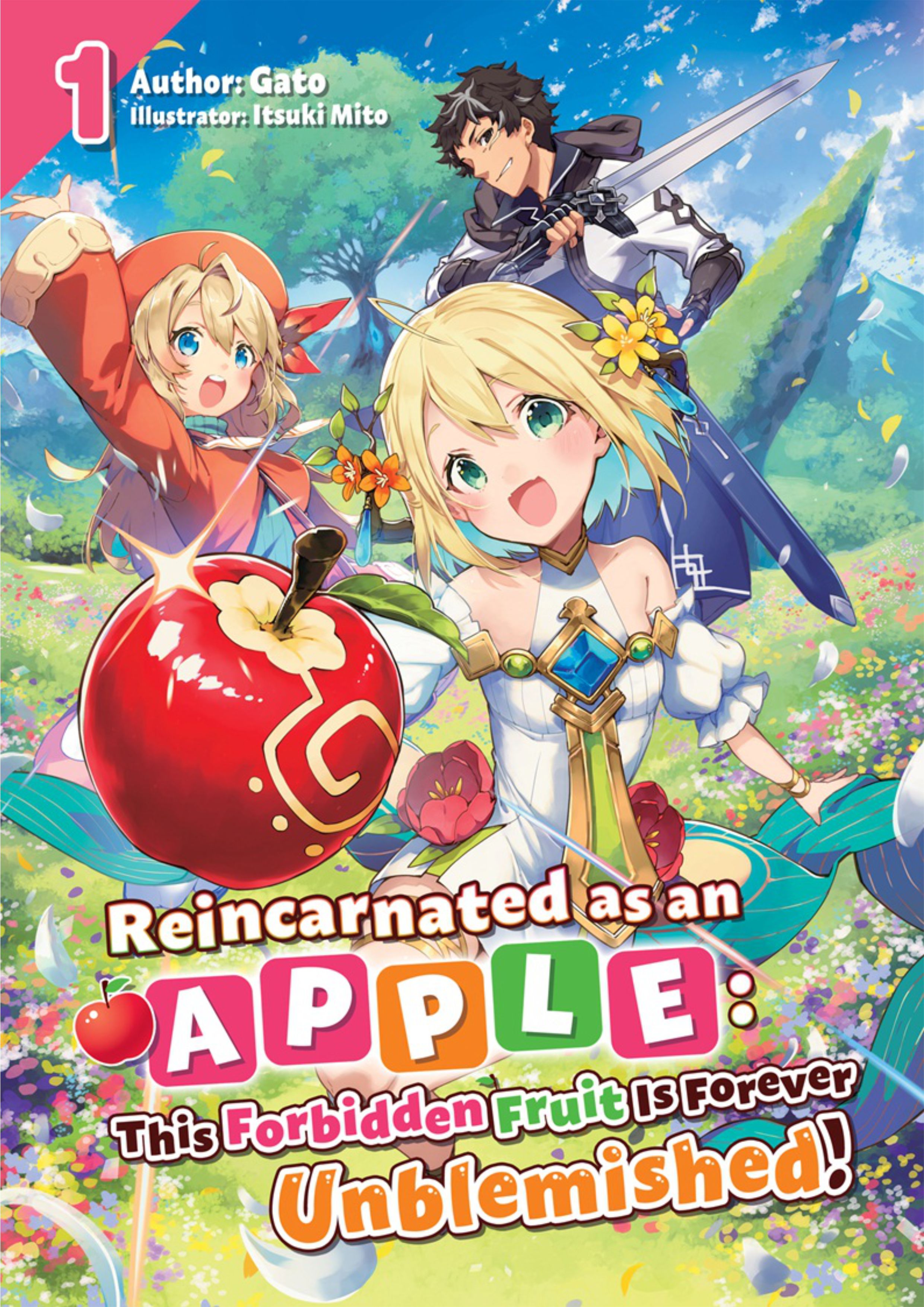 Reincarnated as an Apple V1 Illustration - Megumi Novel