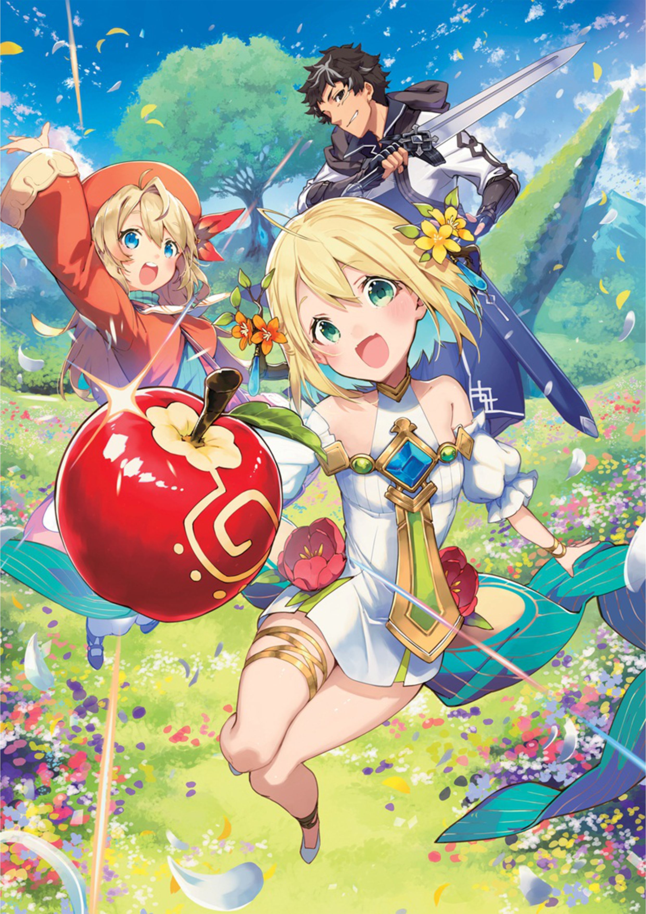 Reincarnated as an Apple V1 Illustration - Megumi Novel