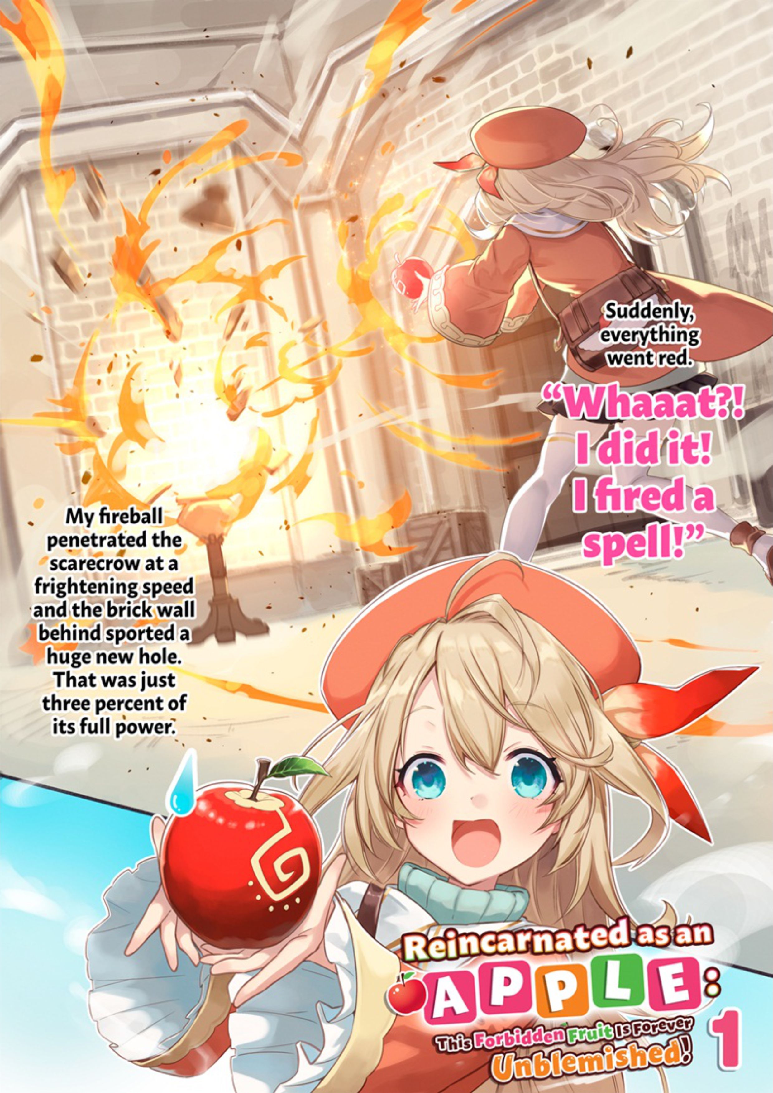 Reincarnated as an Apple V1 Illustration - Megumi Novel