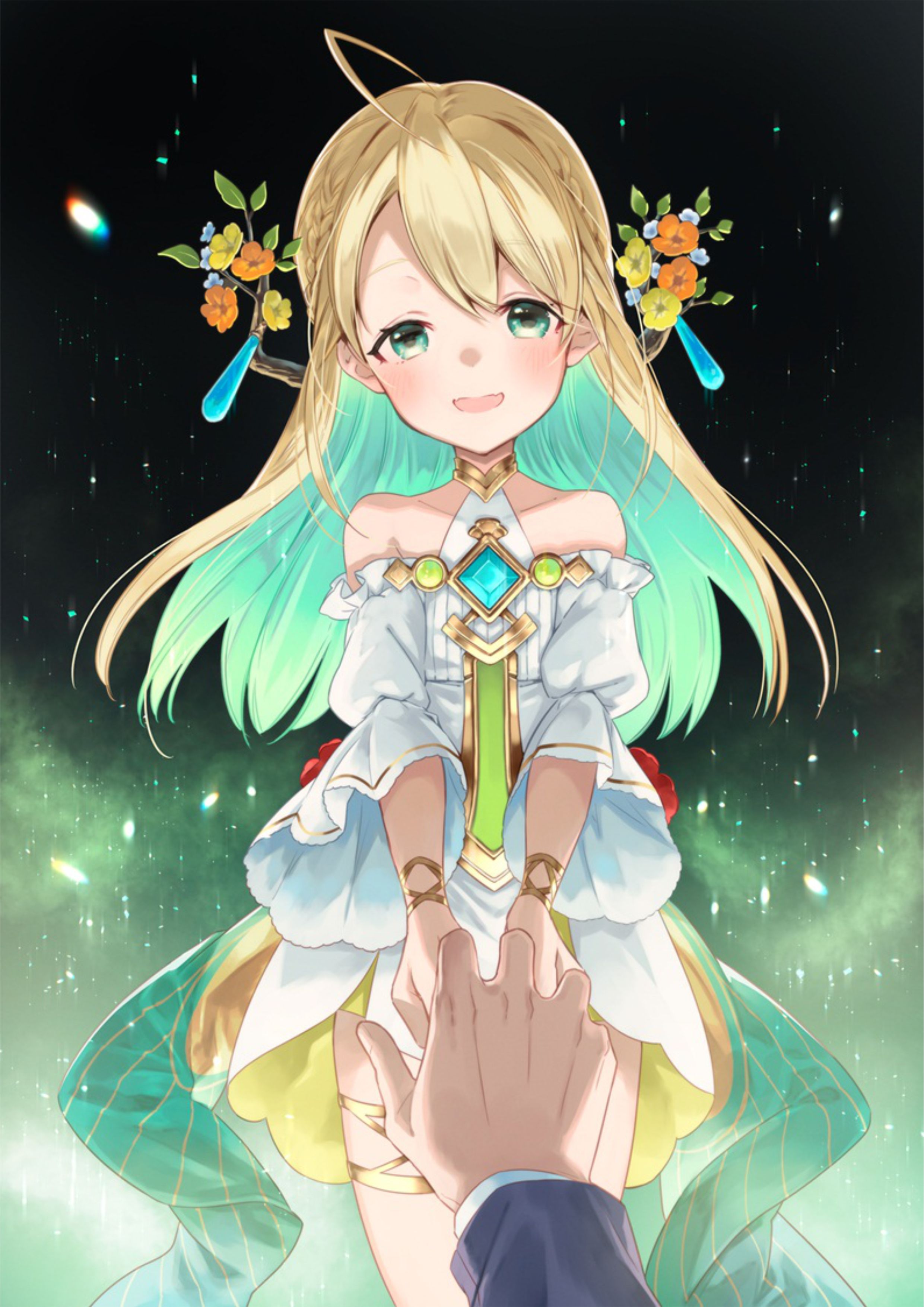 Reincarnated as an Apple V1 Illustration - Megumi Novel