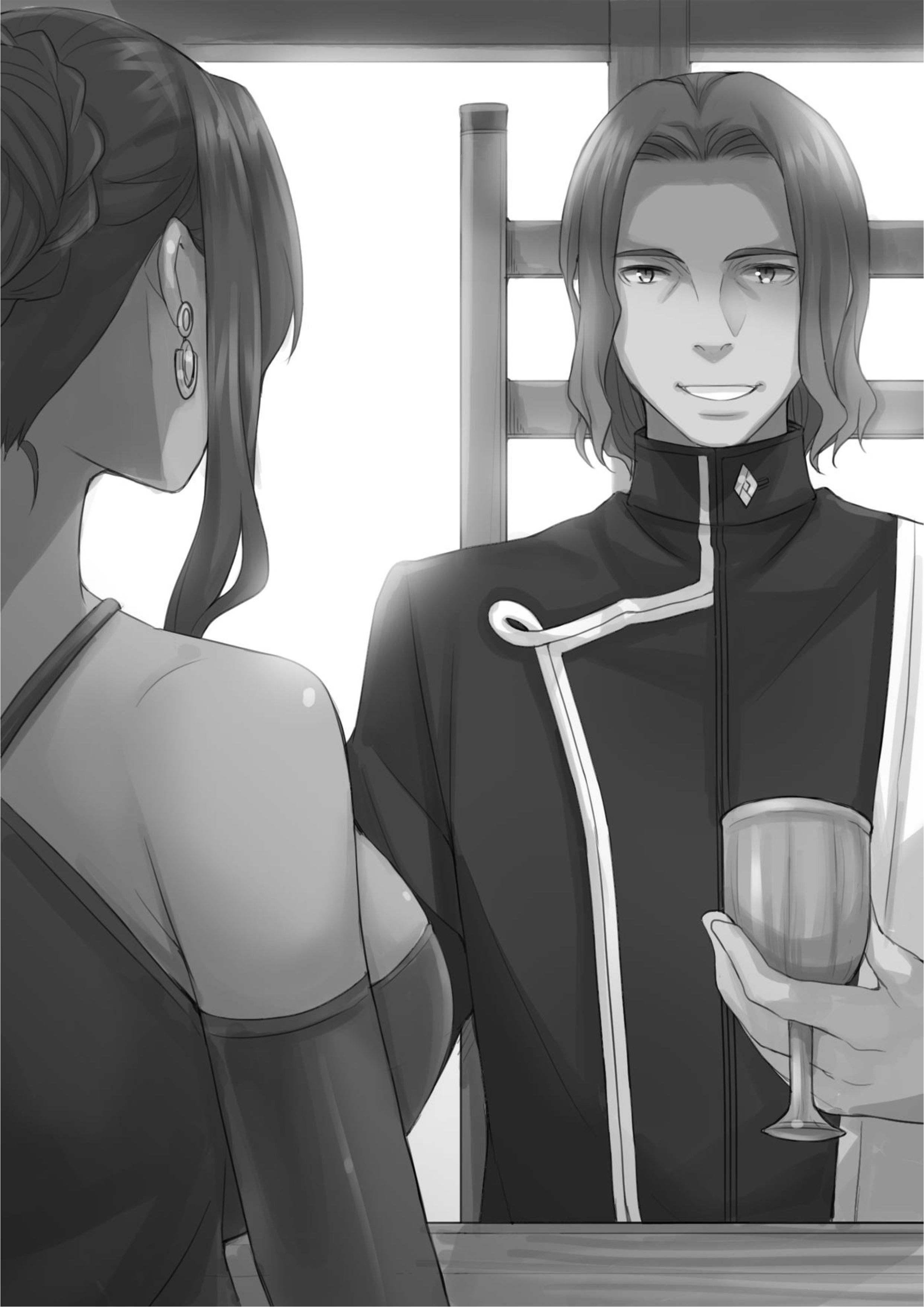 Risou no Himo Seikatsu V3 Illustration - Megumi Novel