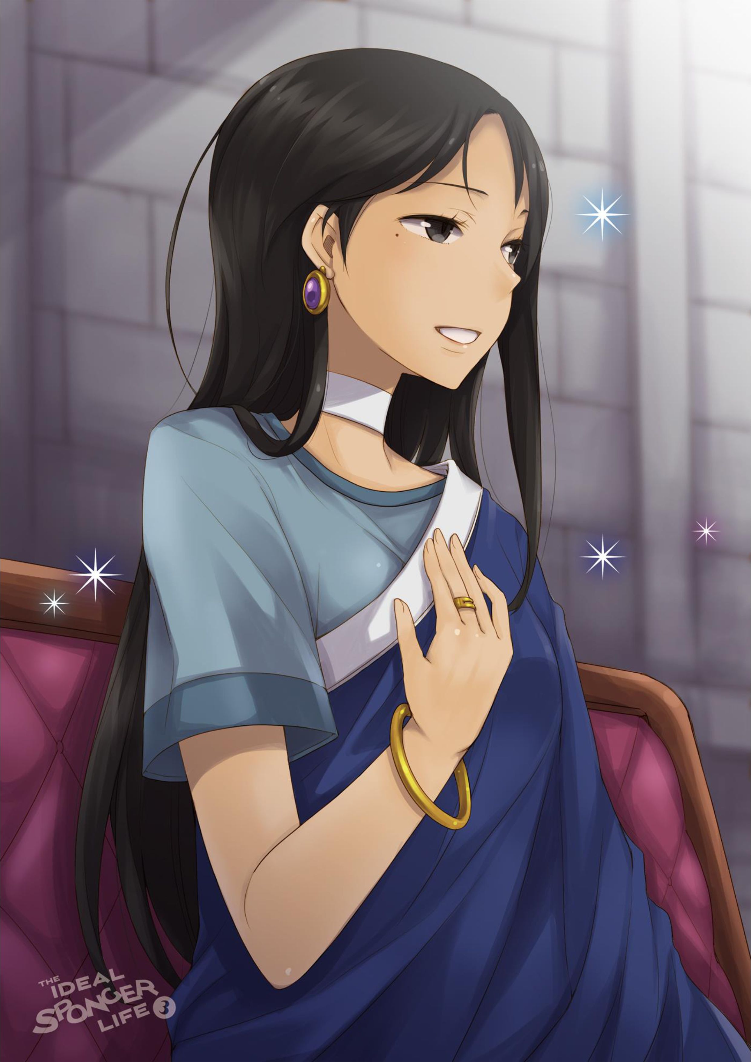 Risou no Himo Seikatsu V3 Illustration - Megumi Novel