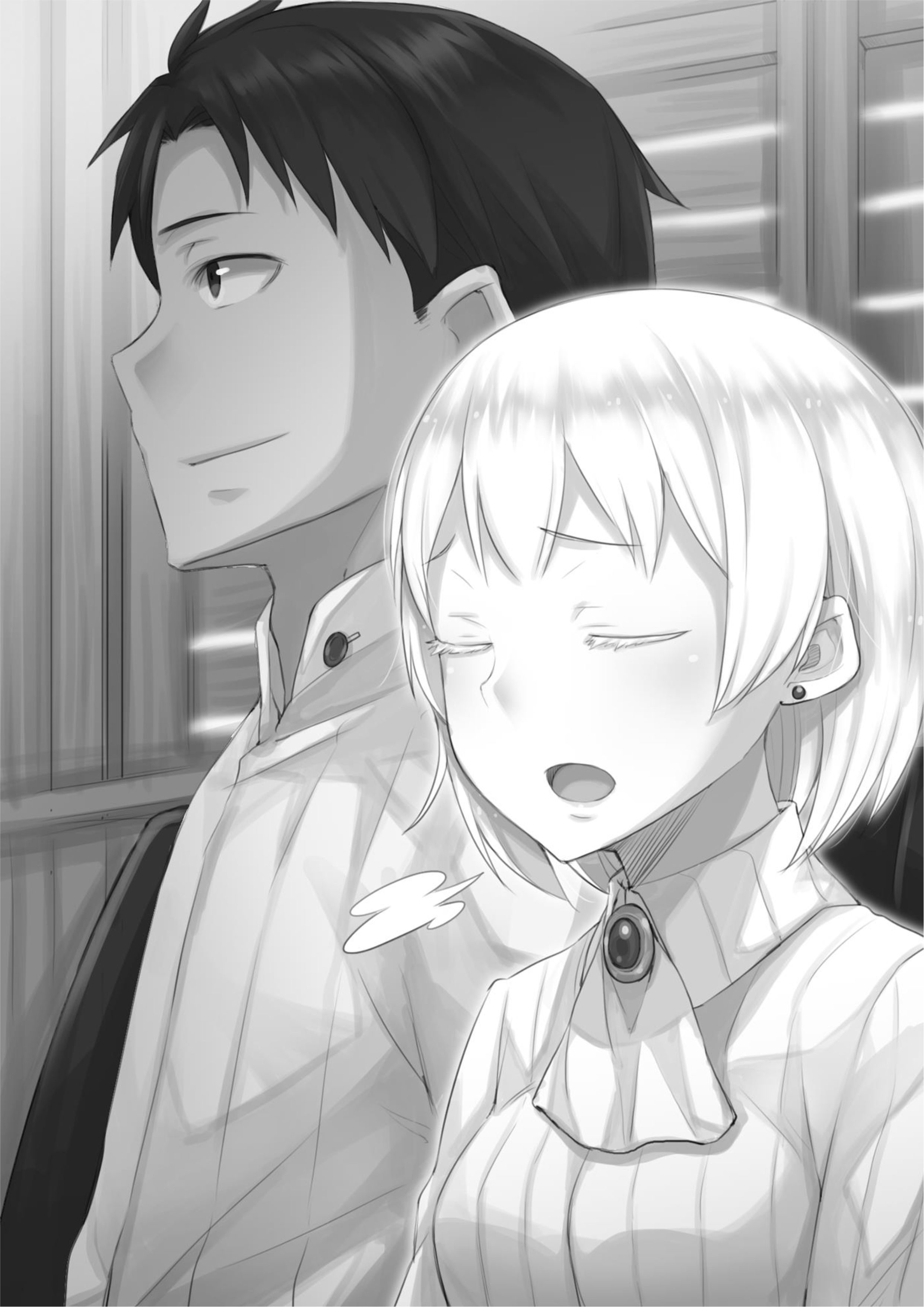 Risou no Himo Seikatsu V8 Illustration - Megumi Novel