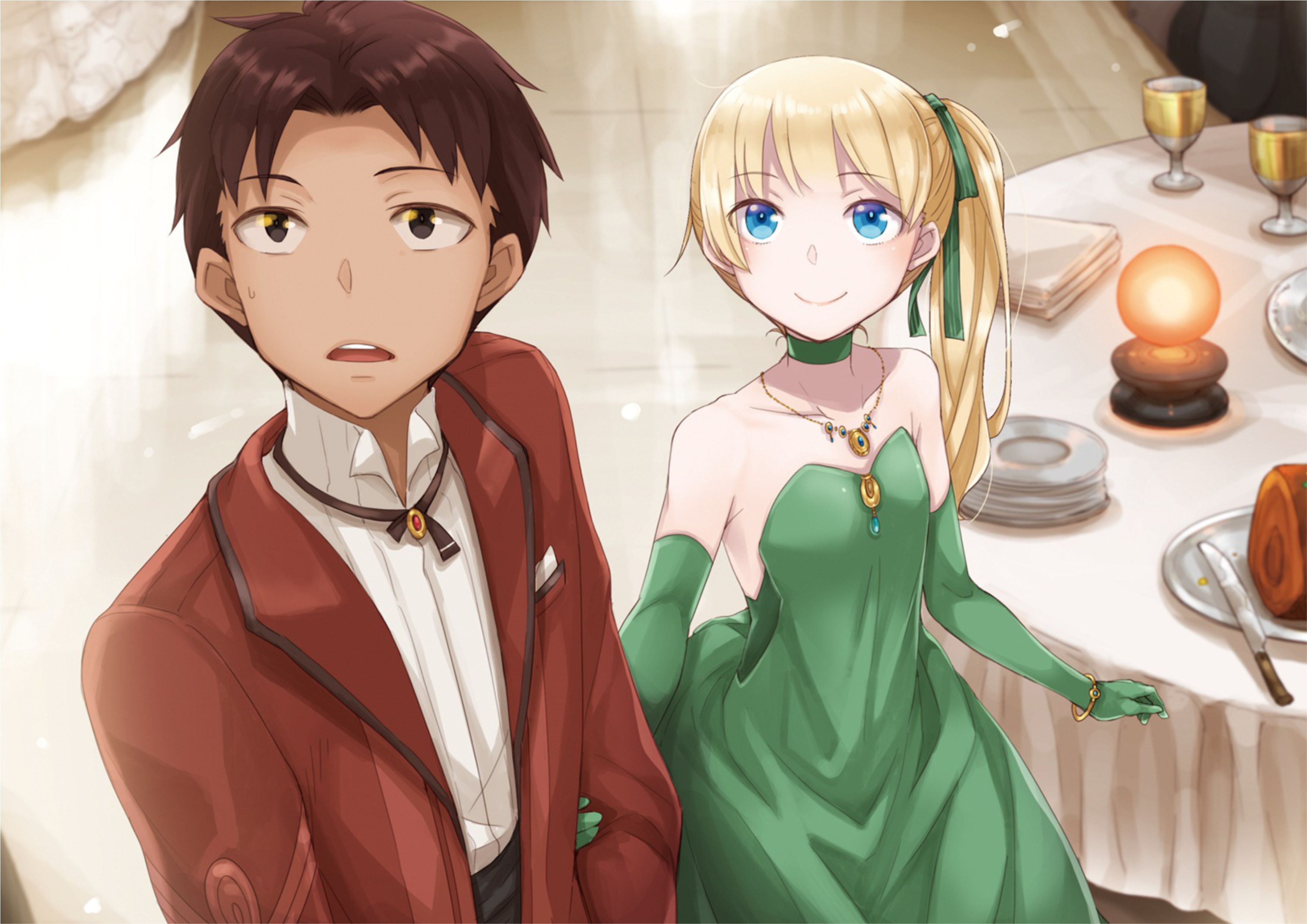 Risou no Himo Seikatsu V9 Illustration - Megumi Novel