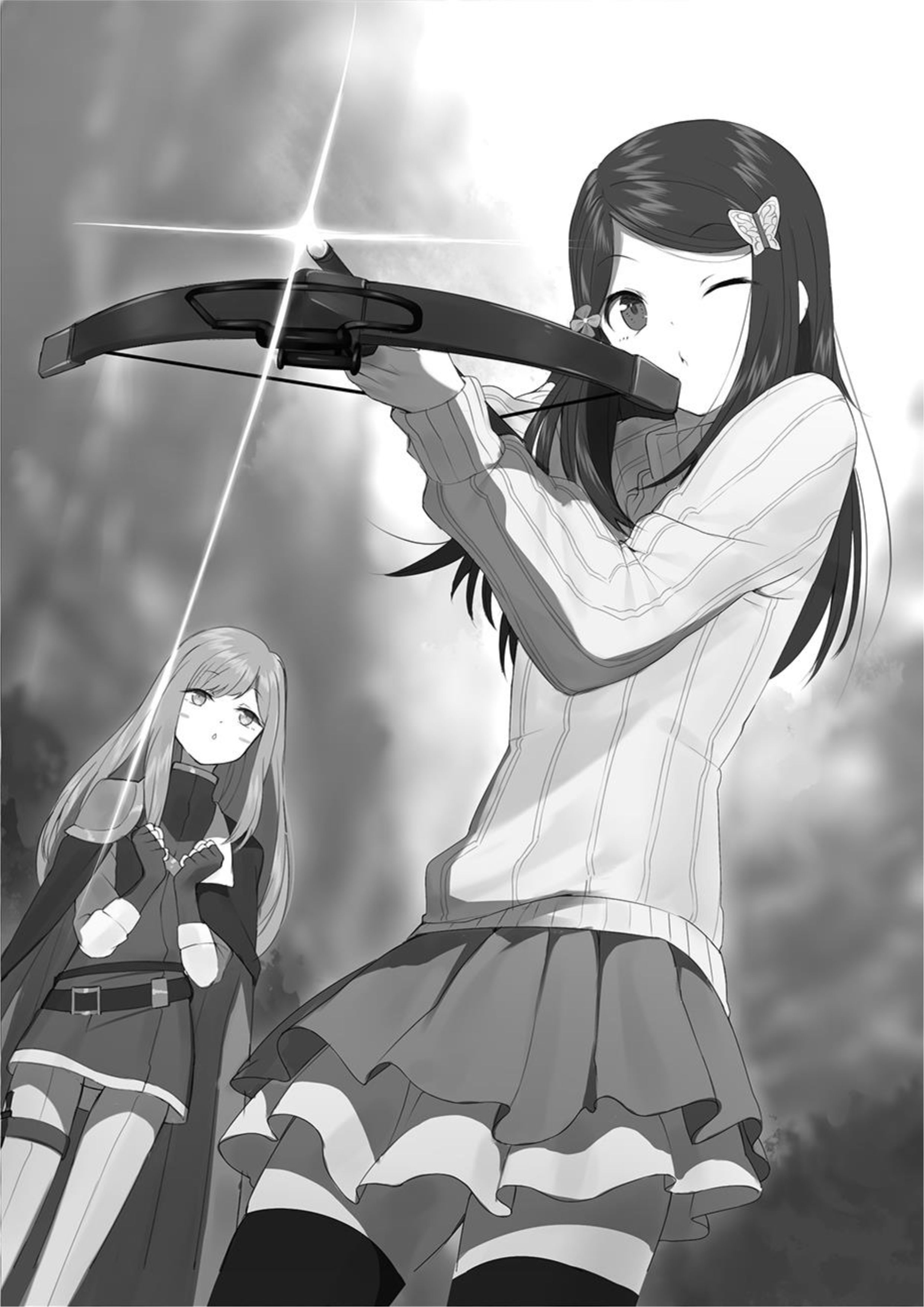 Rougo ni Sonaete Isekai de 8-manmai no Kinka wo Tamemasu V1 Illustration - Megumi Novel