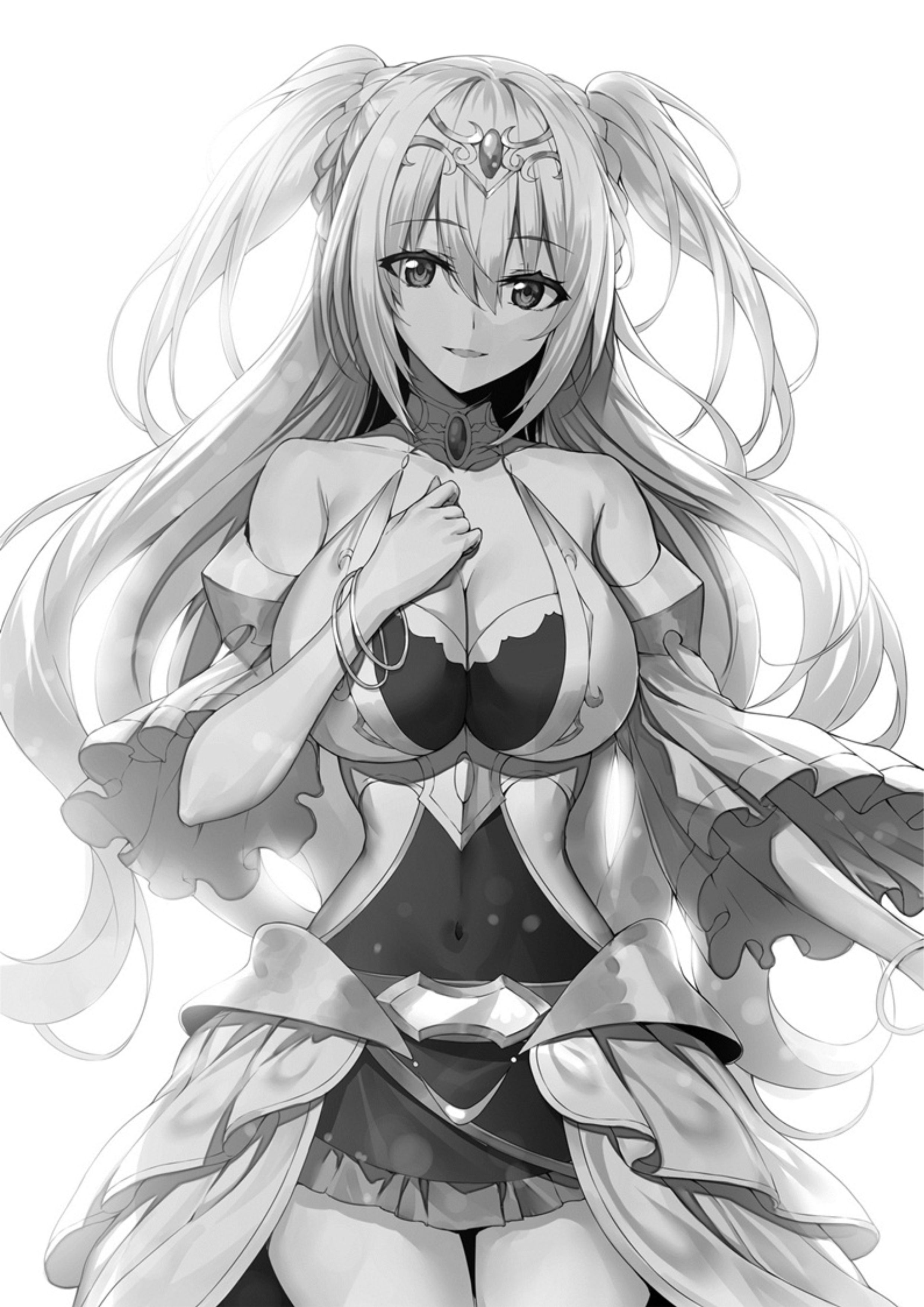 Seinaru Kishi no Ankokudou V2 Illustration - Megumi Novel