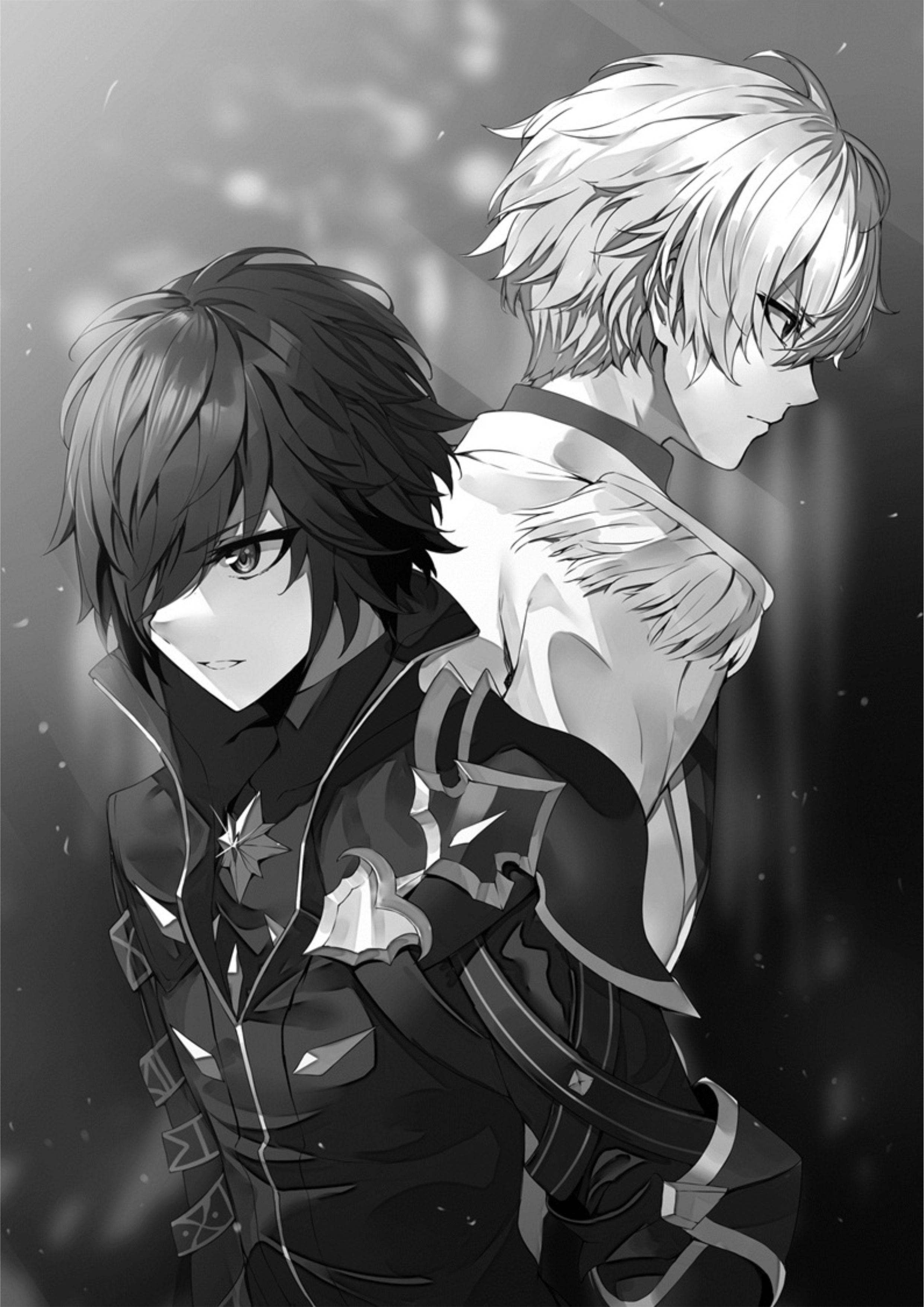 Seinaru Kishi no Ankokudou V2 Illustration - Megumi Novel