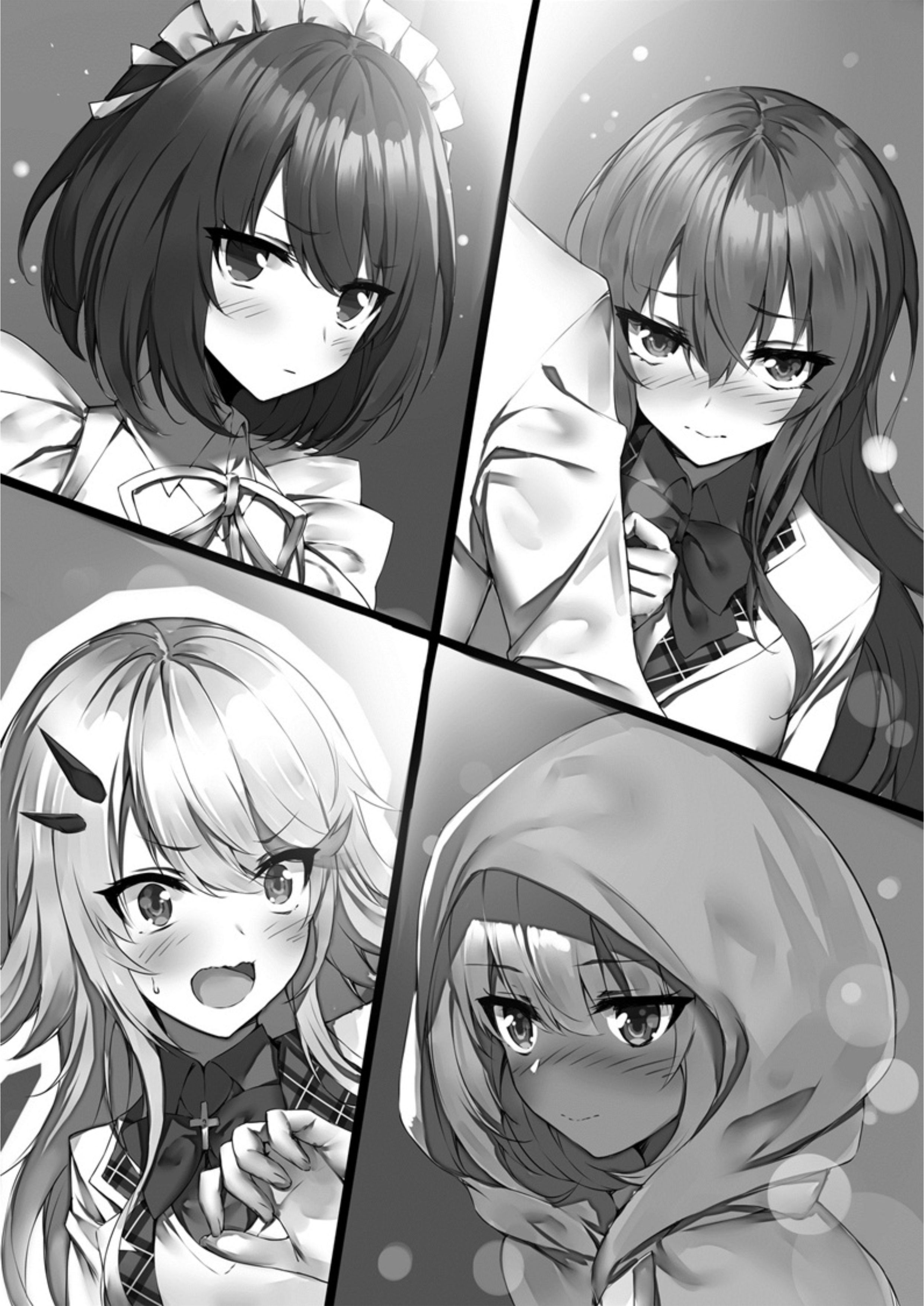 Seinaru Kishi no Ankokudou V3 Illustration - Megumi Novel