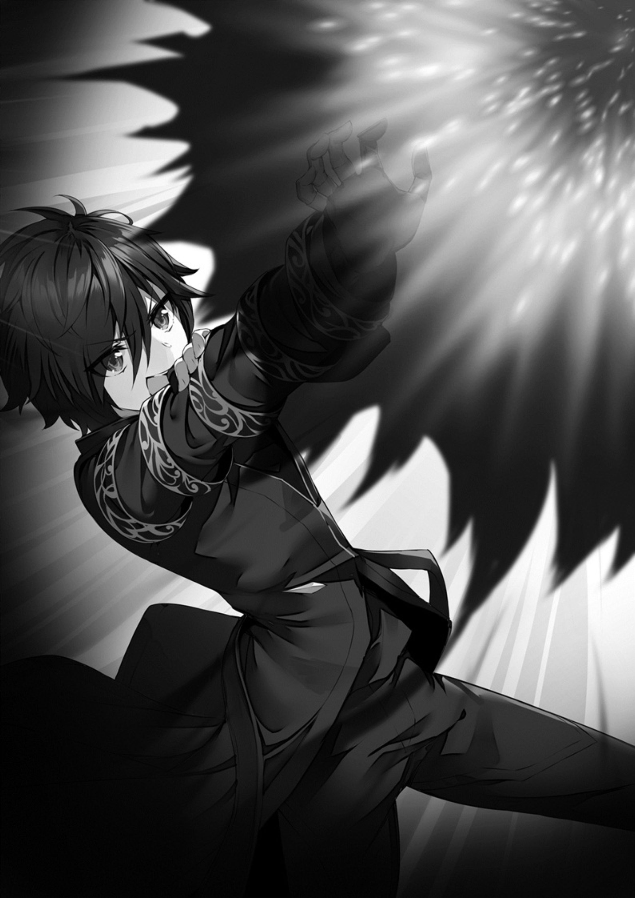 Seinaru Kishi no Ankokudou V3 Illustration - Megumi Novel
