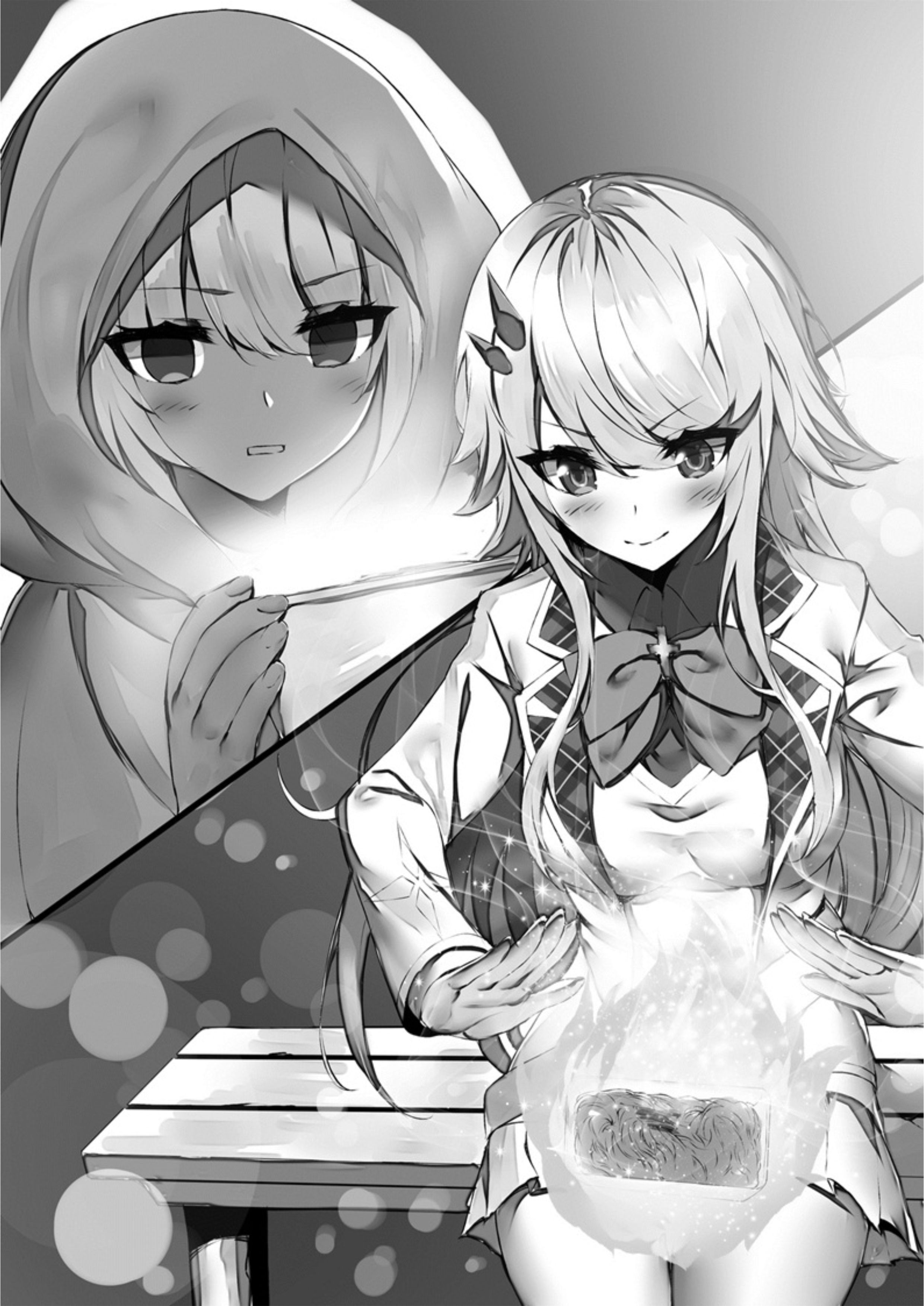 Seinaru Kishi no Ankokudou V3 Illustration - Megumi Novel