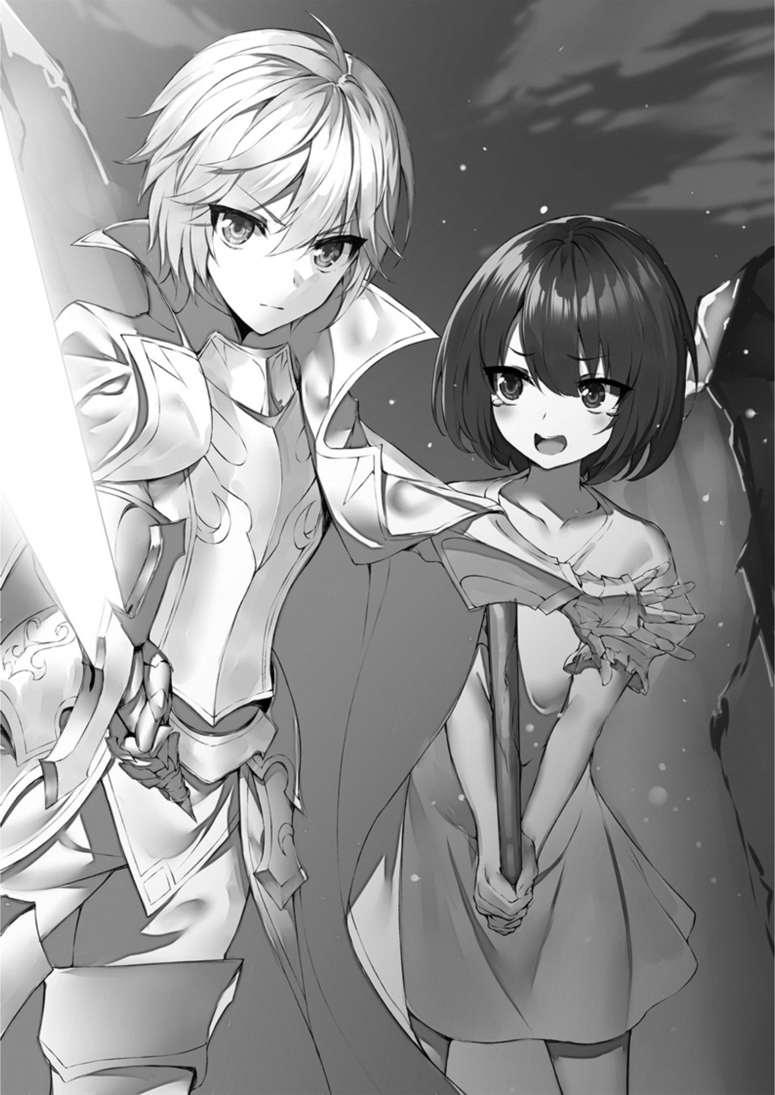 Seinaru Kishi no Ankokudou V3 Illustration - Megumi Novel